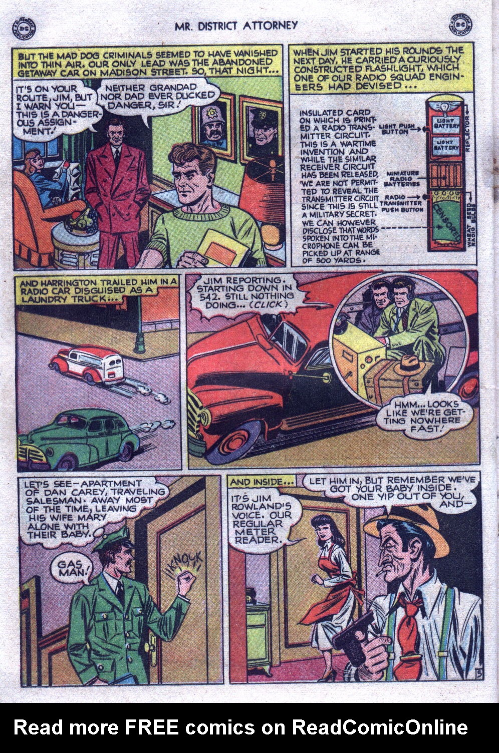Read online Mr. District Attorney comic -  Issue #5 - 16
