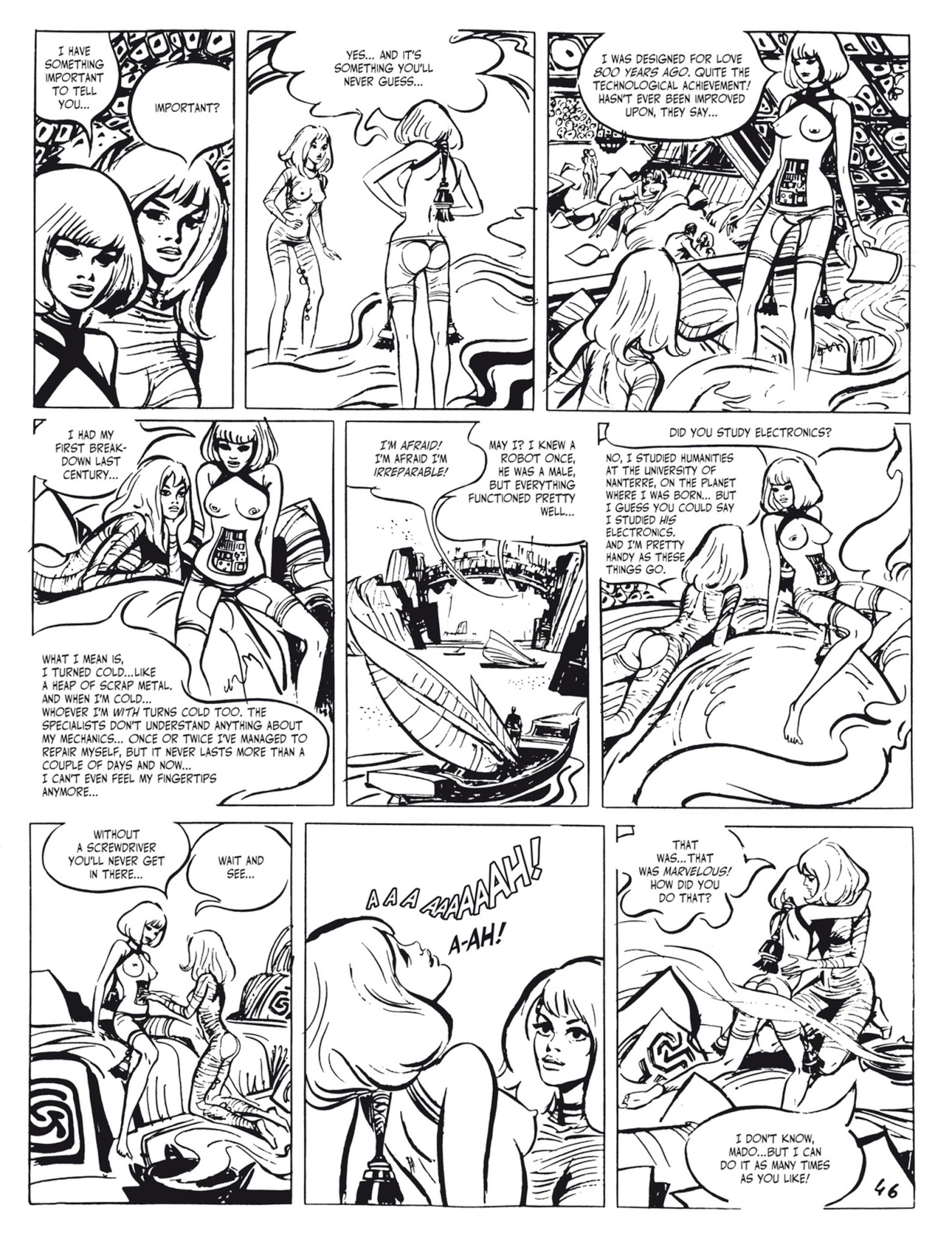 Read online Barbarella and The Wrath of the Minute-Eater comic -  Issue # TPB - 51