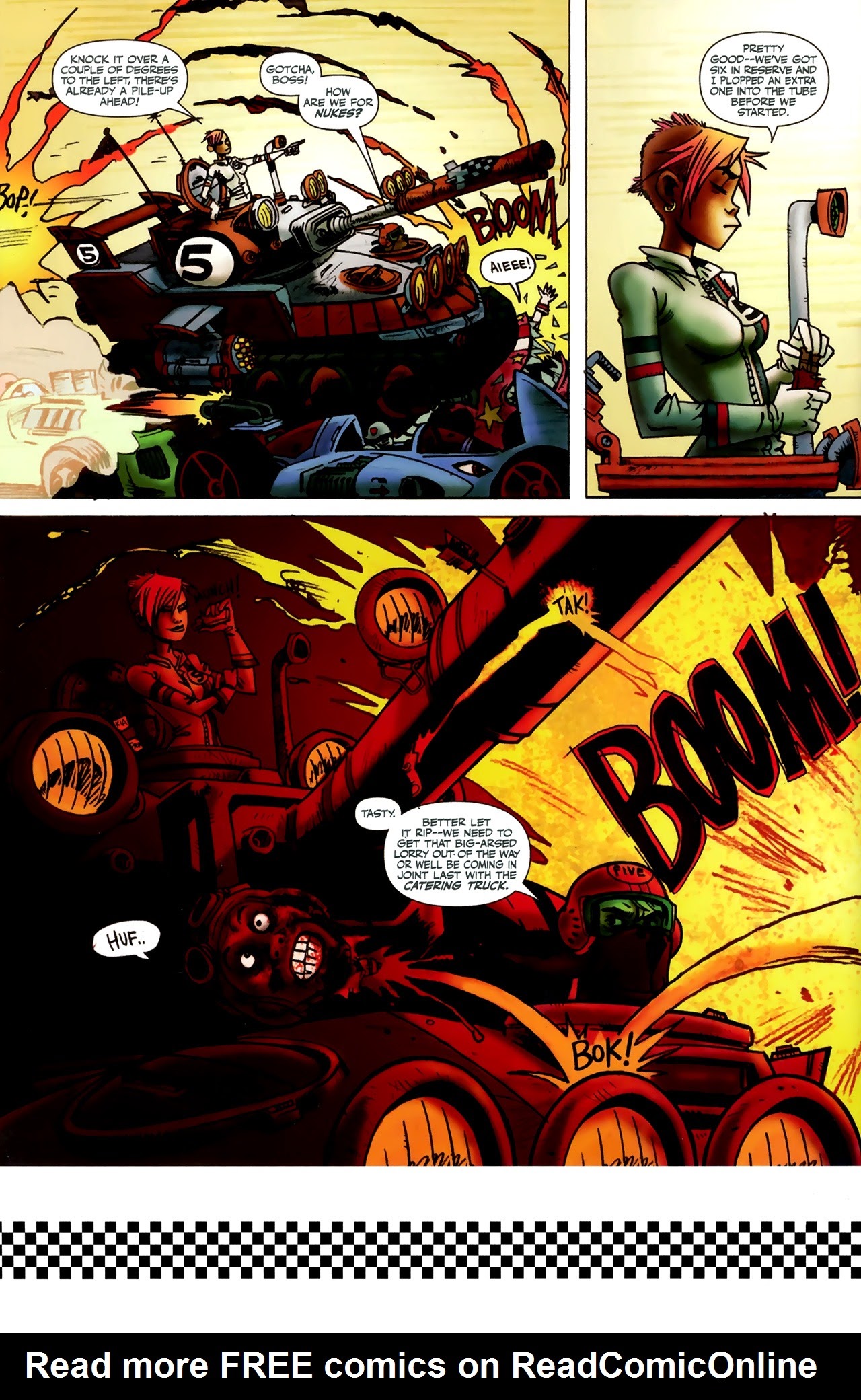 Read online Tank Girl: Skidmarks comic -  Issue #1 - 5