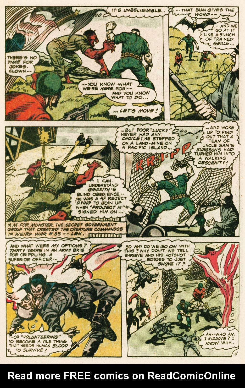 Read online Weird War Tales (1971) comic -  Issue #108 - 24