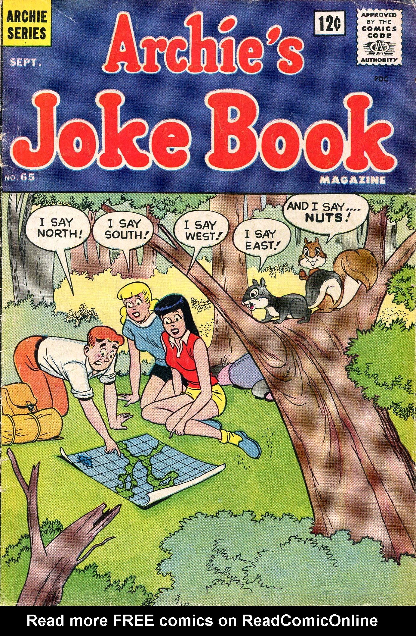 Read online Archie's Joke Book Magazine comic -  Issue #65 - 1