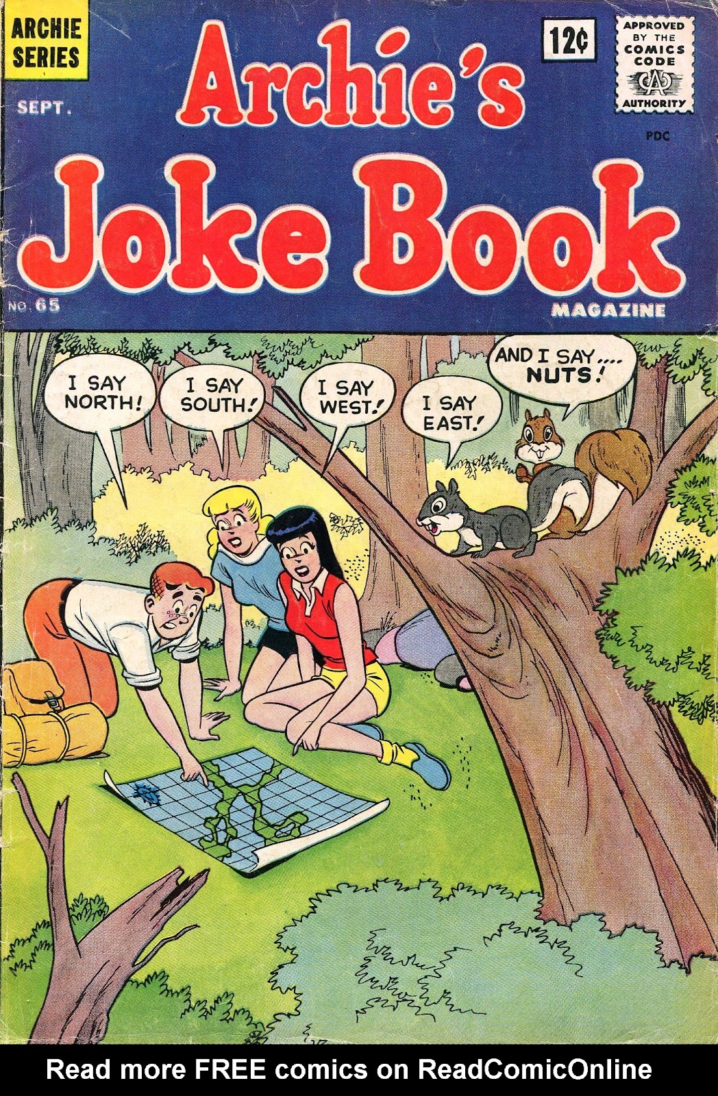 Archie's Joke Book Magazine issue 65 - Page 1