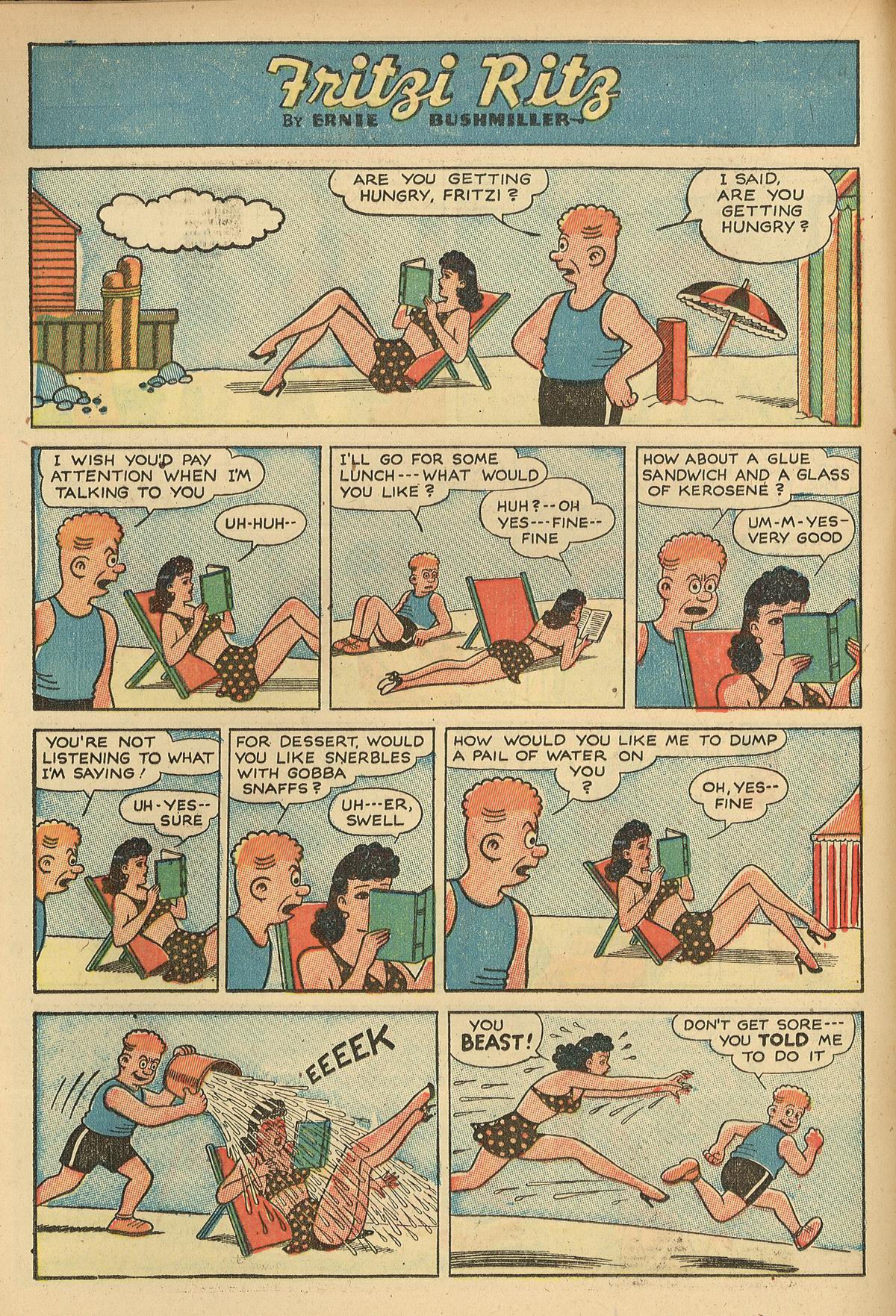 Read online Fritzi Ritz (1948) comic -  Issue #3 - 20