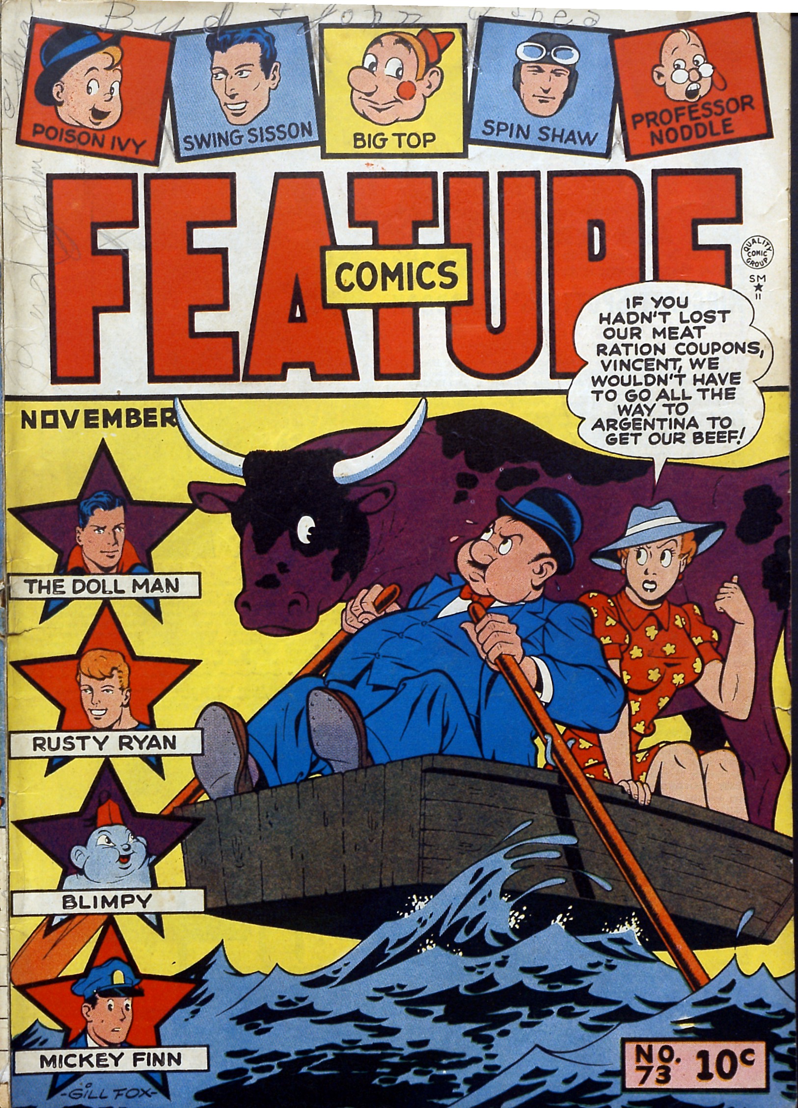 Read online Feature Comics comic -  Issue #73 - 1