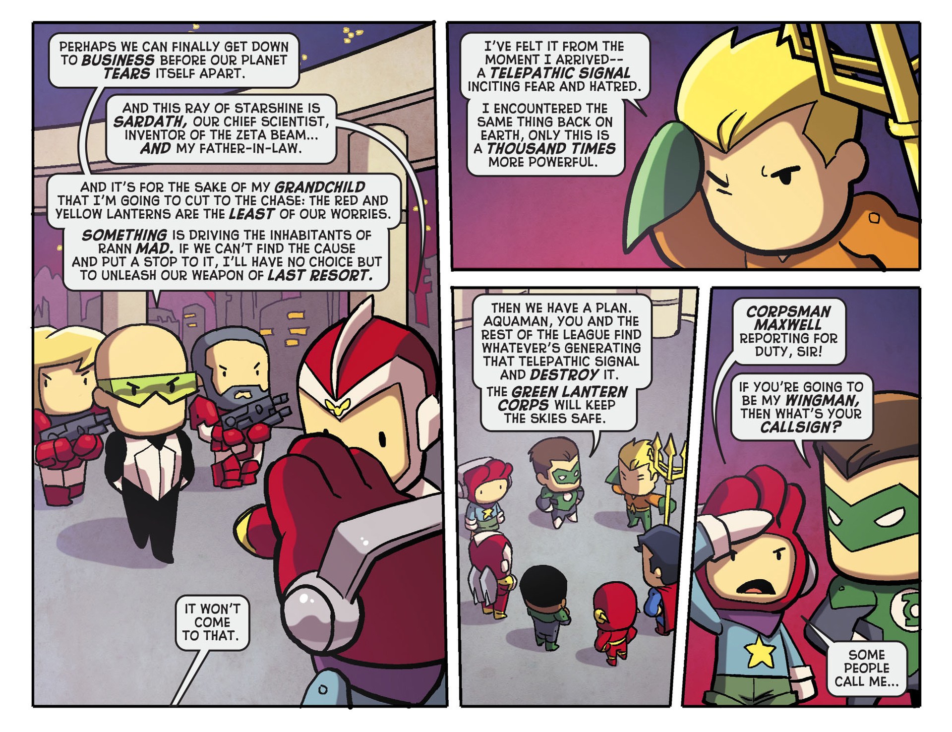Read online Scribblenauts Unmasked: A Crisis of Imagination comic -  Issue #6 - 6