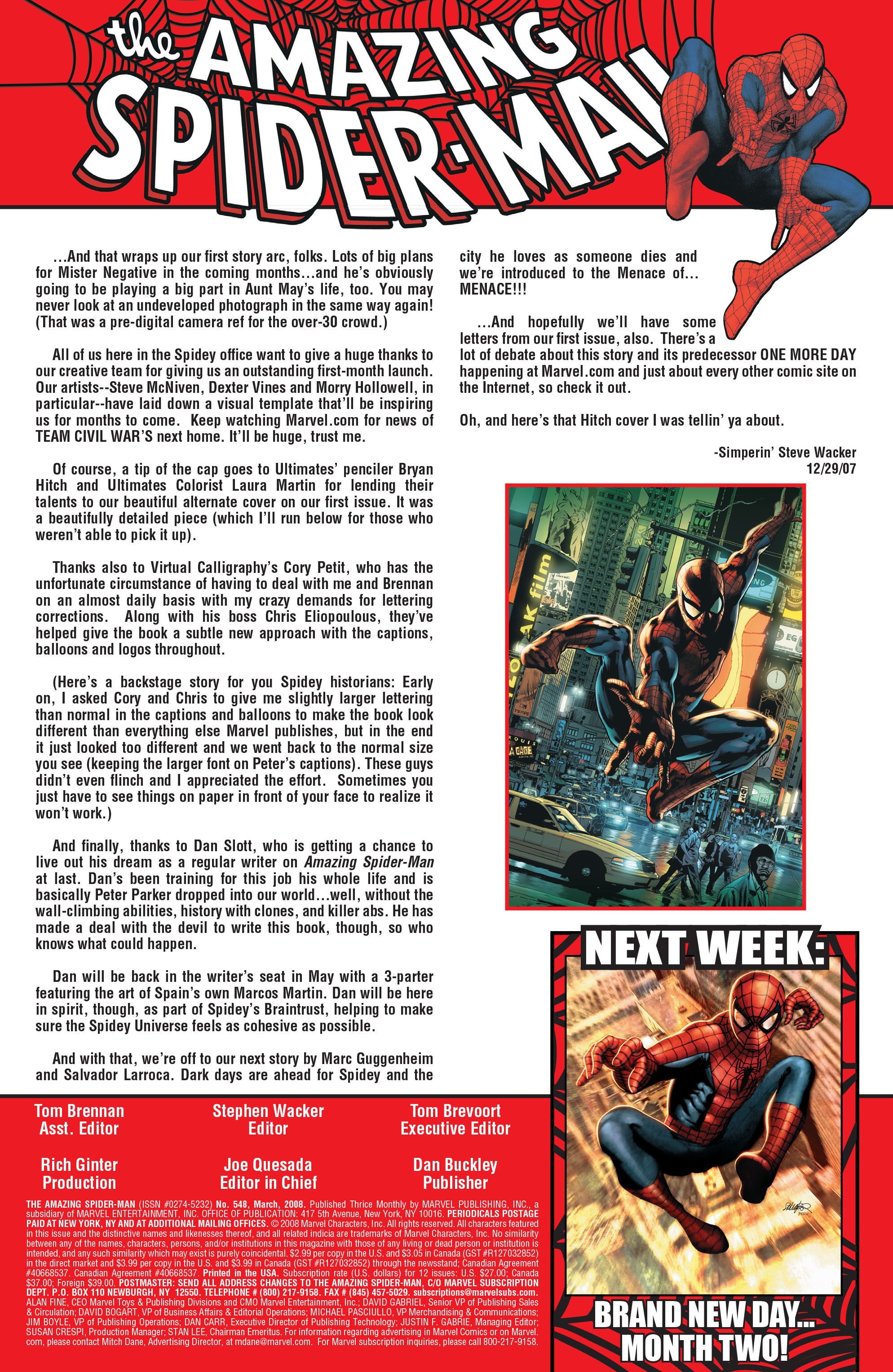 Read online The Amazing Spider-Man (1963) comic -  Issue #548 - 25