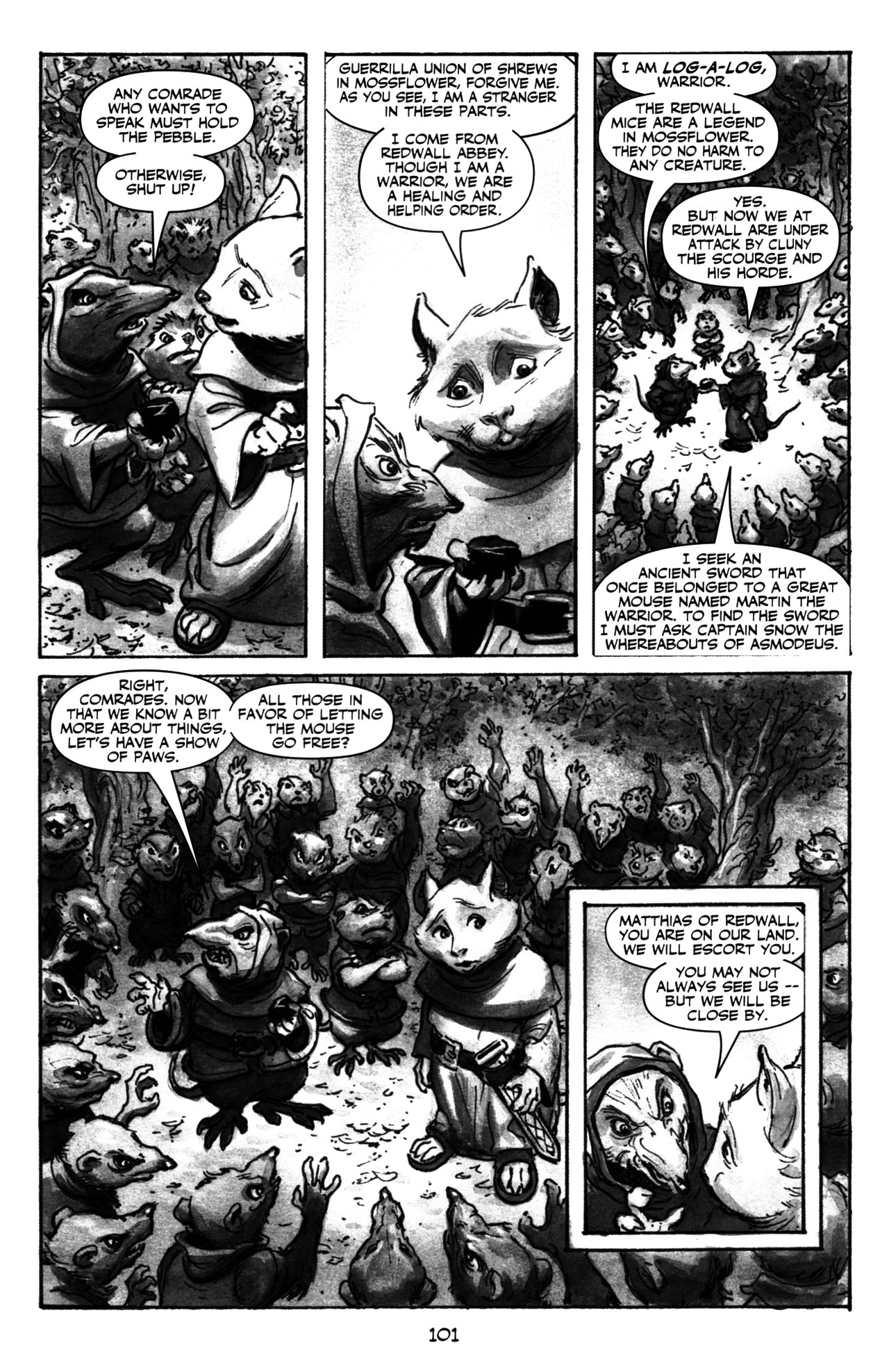 Read online Redwall: The Graphic Novel comic -  Issue # TPB - 106