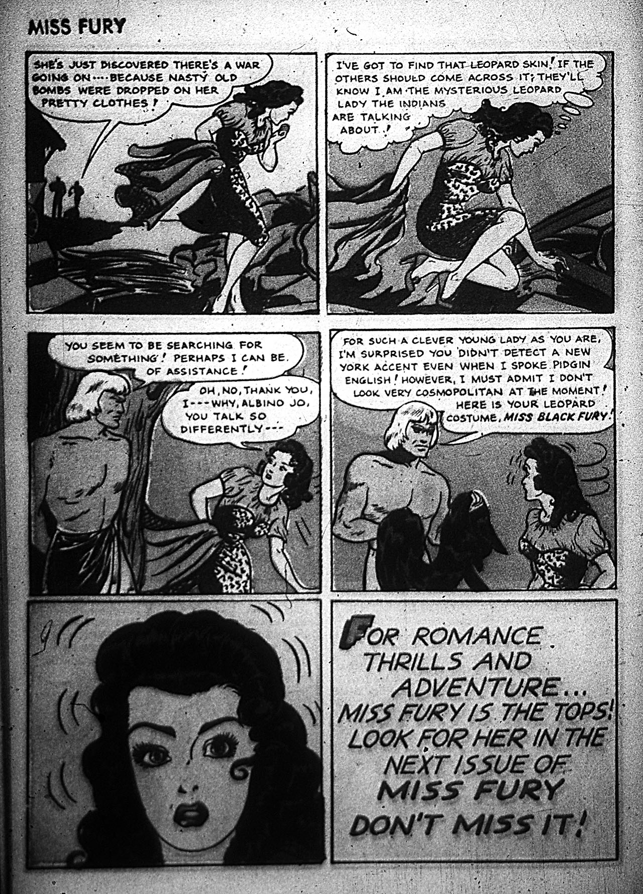 Read online Miss Fury (1942) comic -  Issue #3 - 56