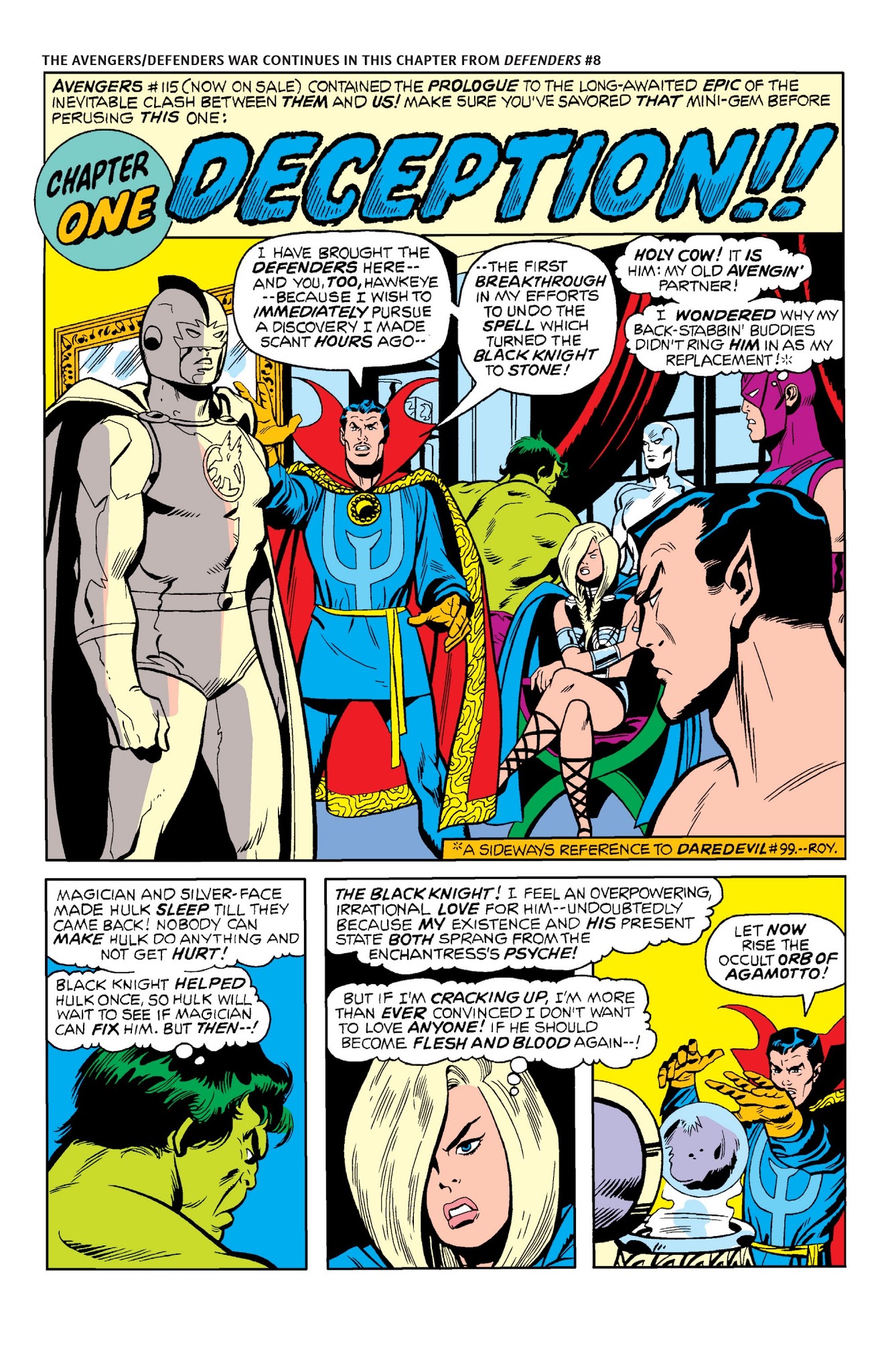 Read online Avengers Epic Collection: The Avengers/Defenders War comic -  Issue # TPB - 25
