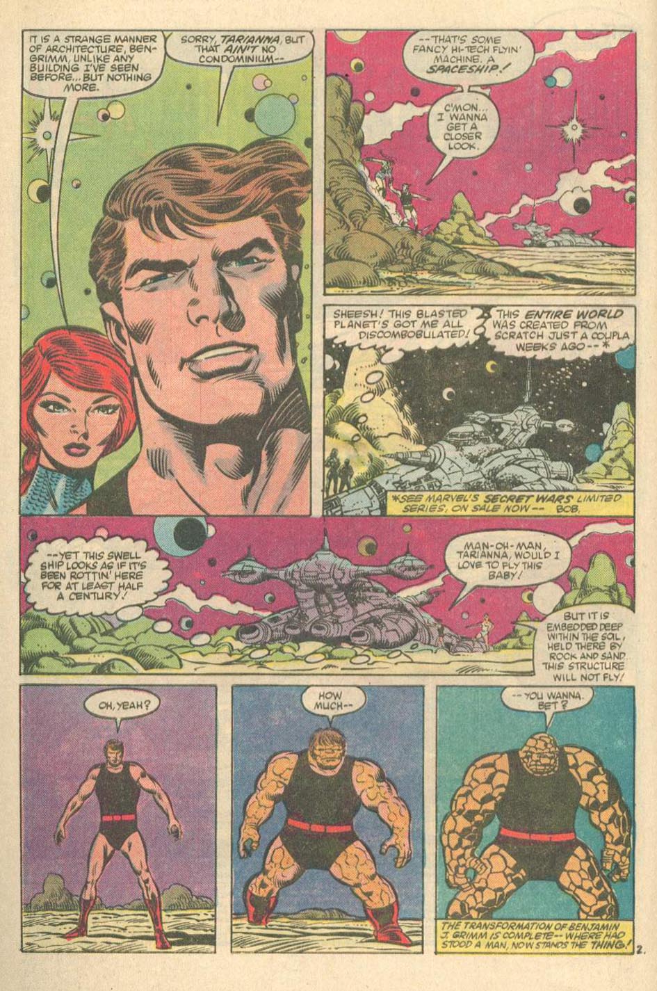 Read online The Thing comic -  Issue #14 - 3