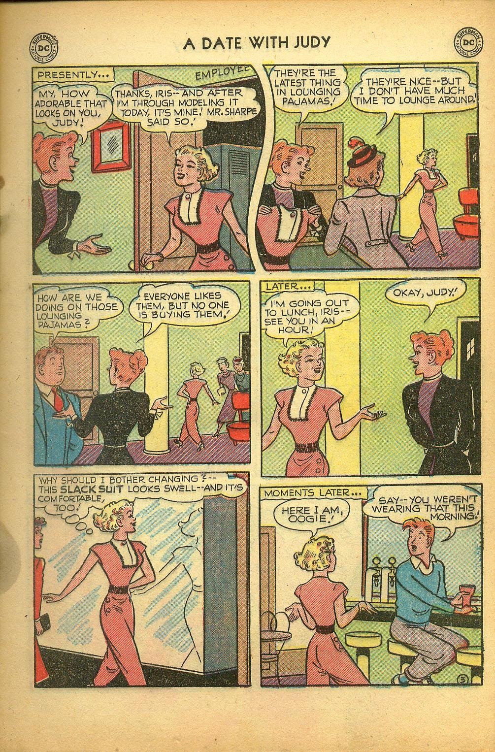 Read online A Date with Judy comic -  Issue #23 - 5