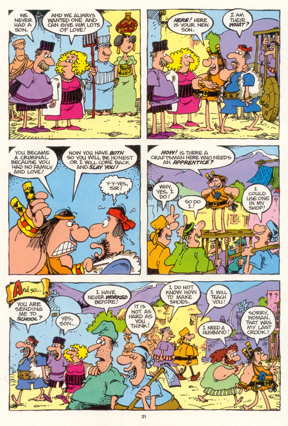 Read online Sergio Aragonés Groo the Wanderer comic -  Issue #103 - 23