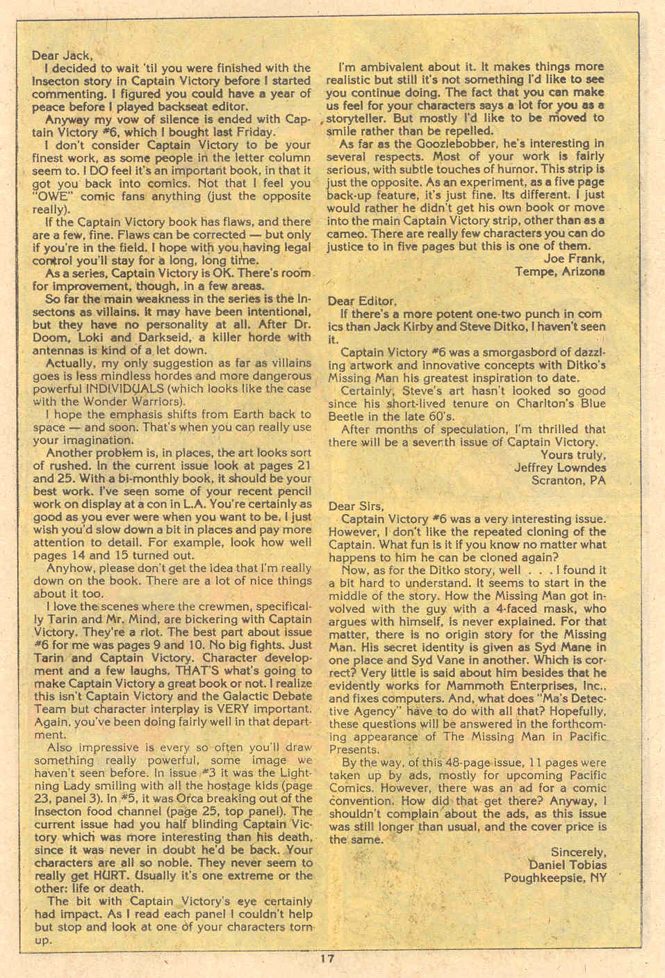 Read online Captain Victory and the Galactic Rangers (1981) comic -  Issue #7 - 20