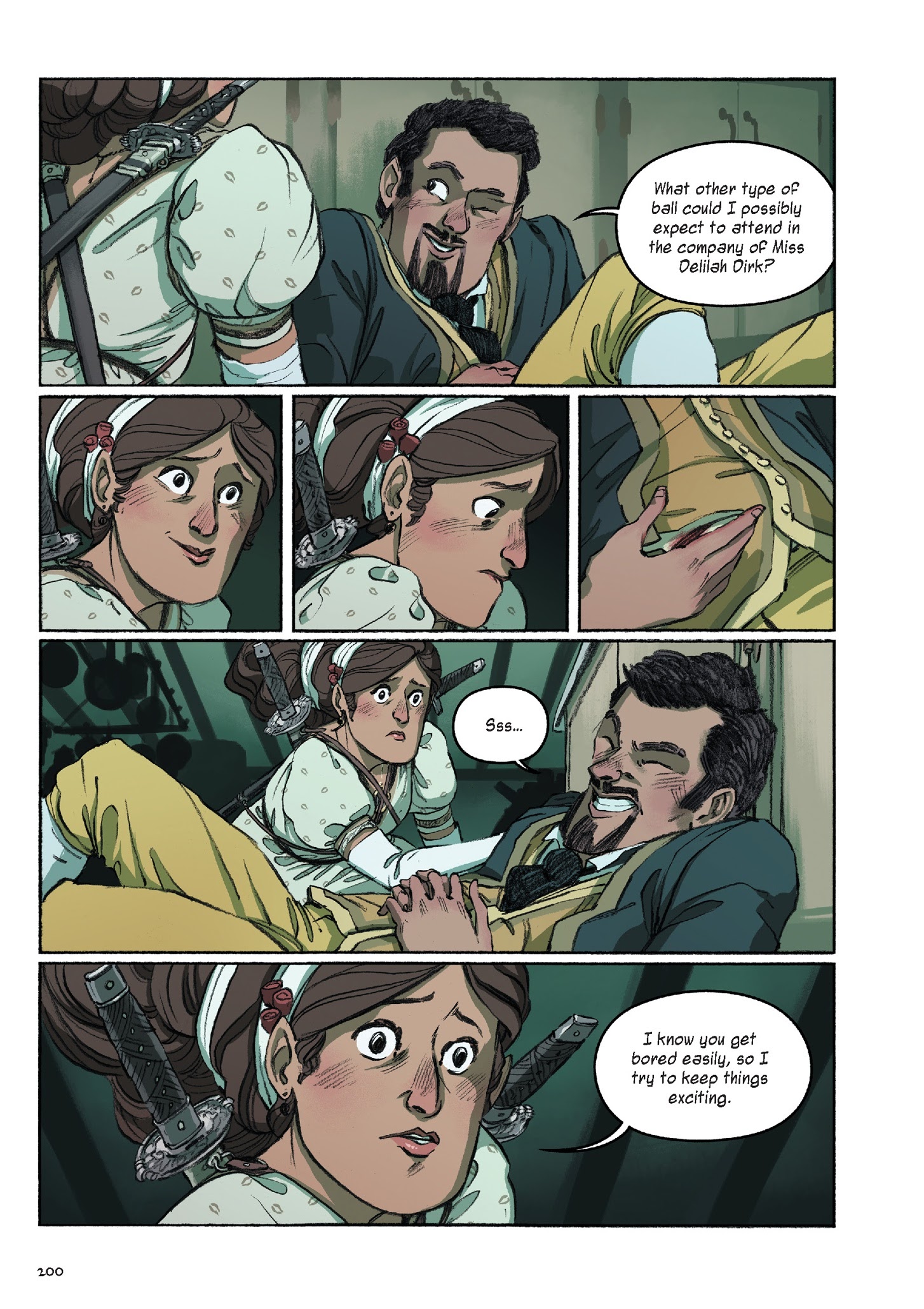 Read online Delilah Dirk and the King's Shilling comic -  Issue # TPB (Part 3) - 1