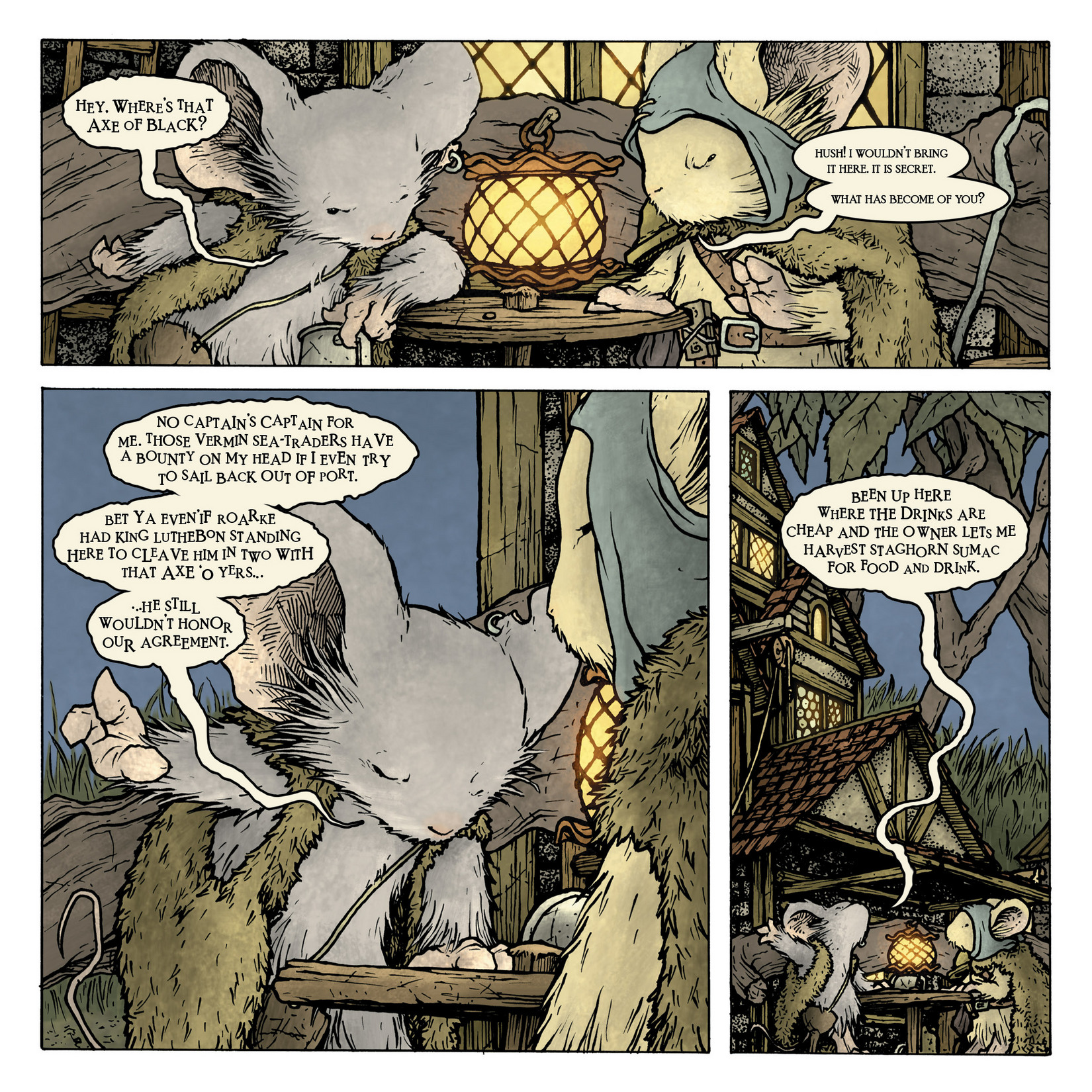 Read online Mouse Guard: The Black Axe comic -  Issue #6 - 18