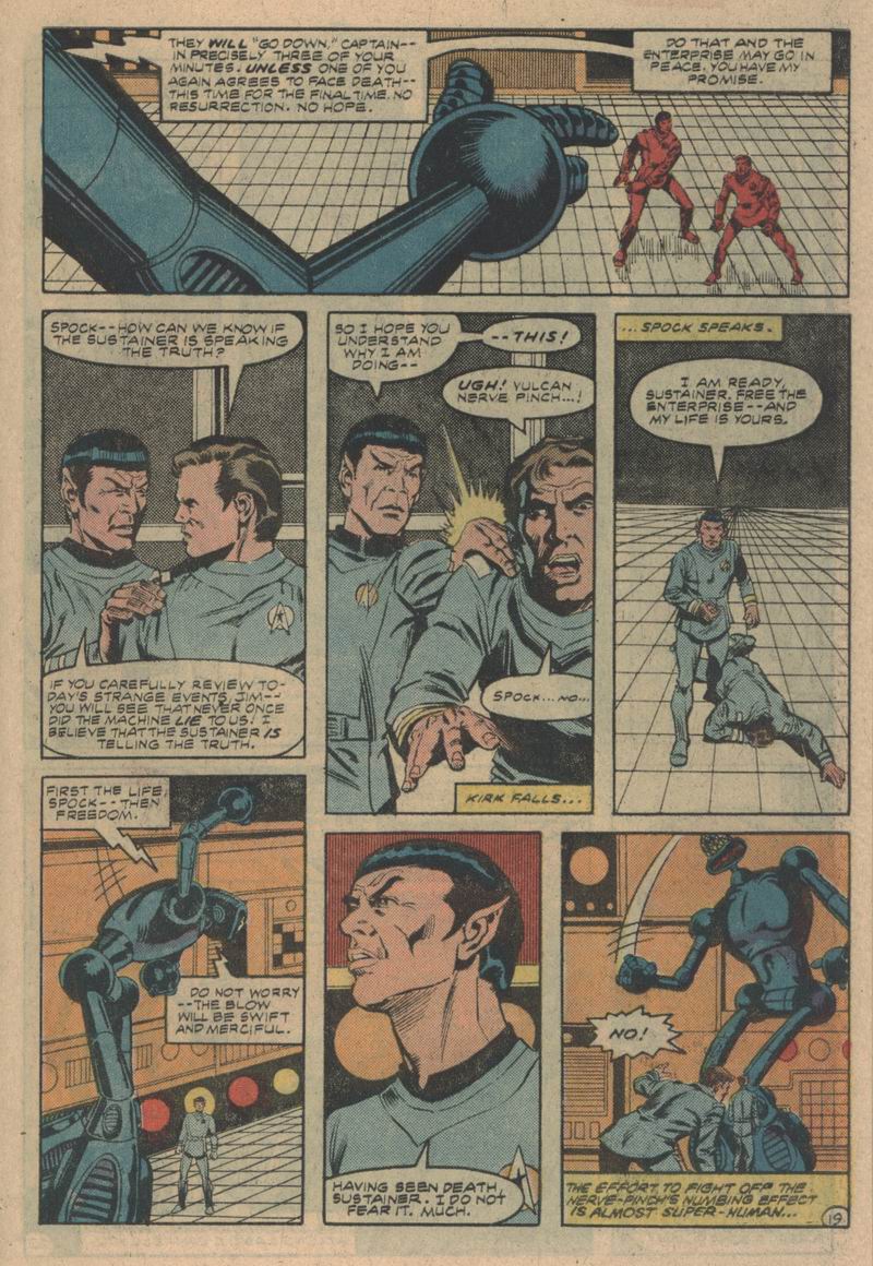 Read online Star Trek (1980) comic -  Issue #18 - 19