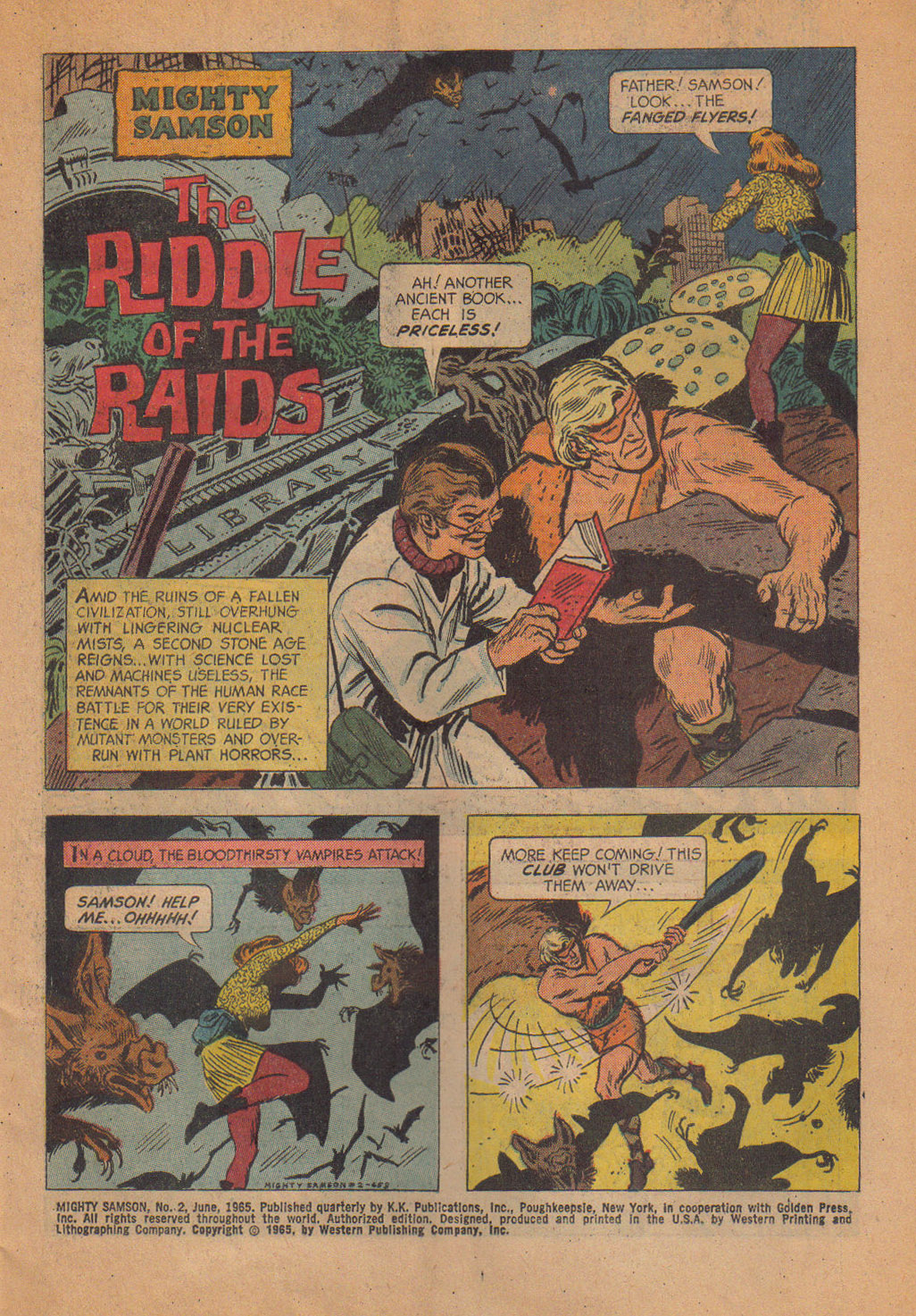 Read online Mighty Samson (1964) comic -  Issue #2 - 3