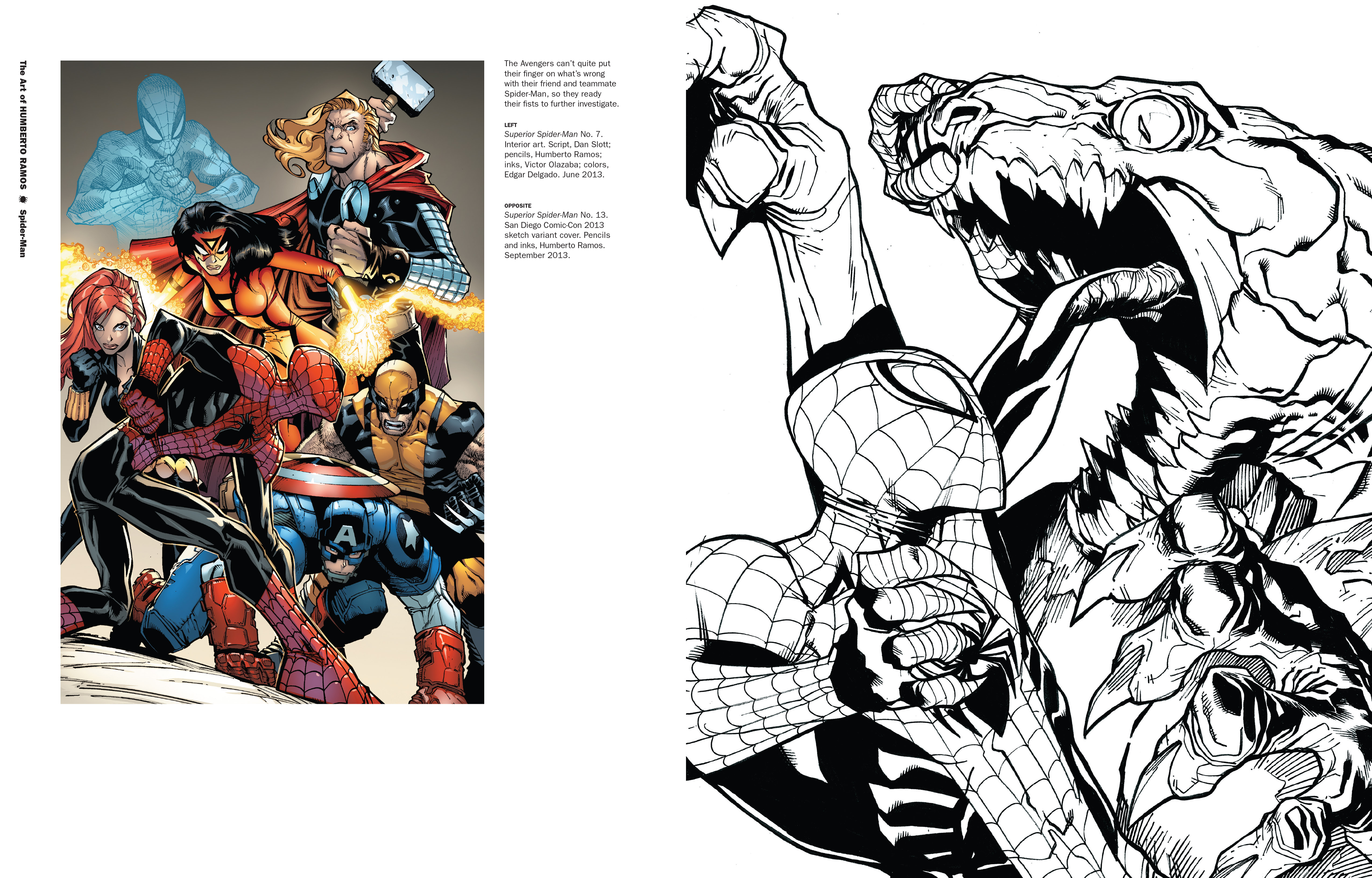 Read online Marvel Monograph: The Art of Humberto Ramos: Spider-Man comic -  Issue # TPB - 52