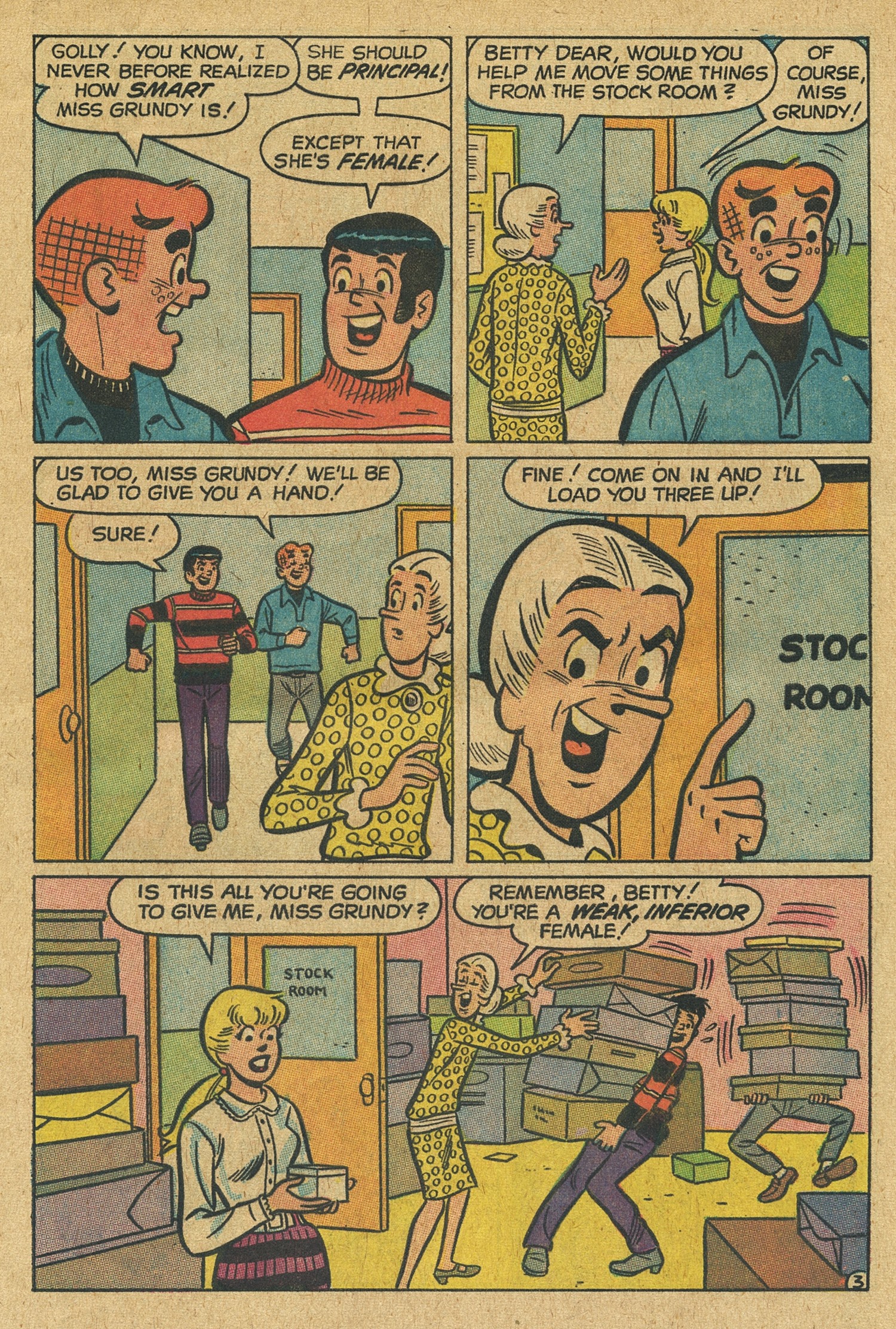 Read online Reggie and Me (1966) comic -  Issue #35 - 5