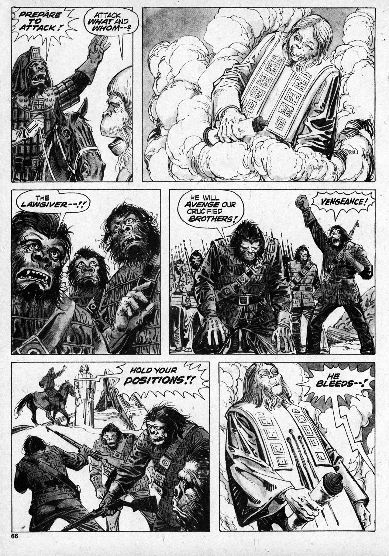 Read online Planet of the Apes comic -  Issue #10 - 64