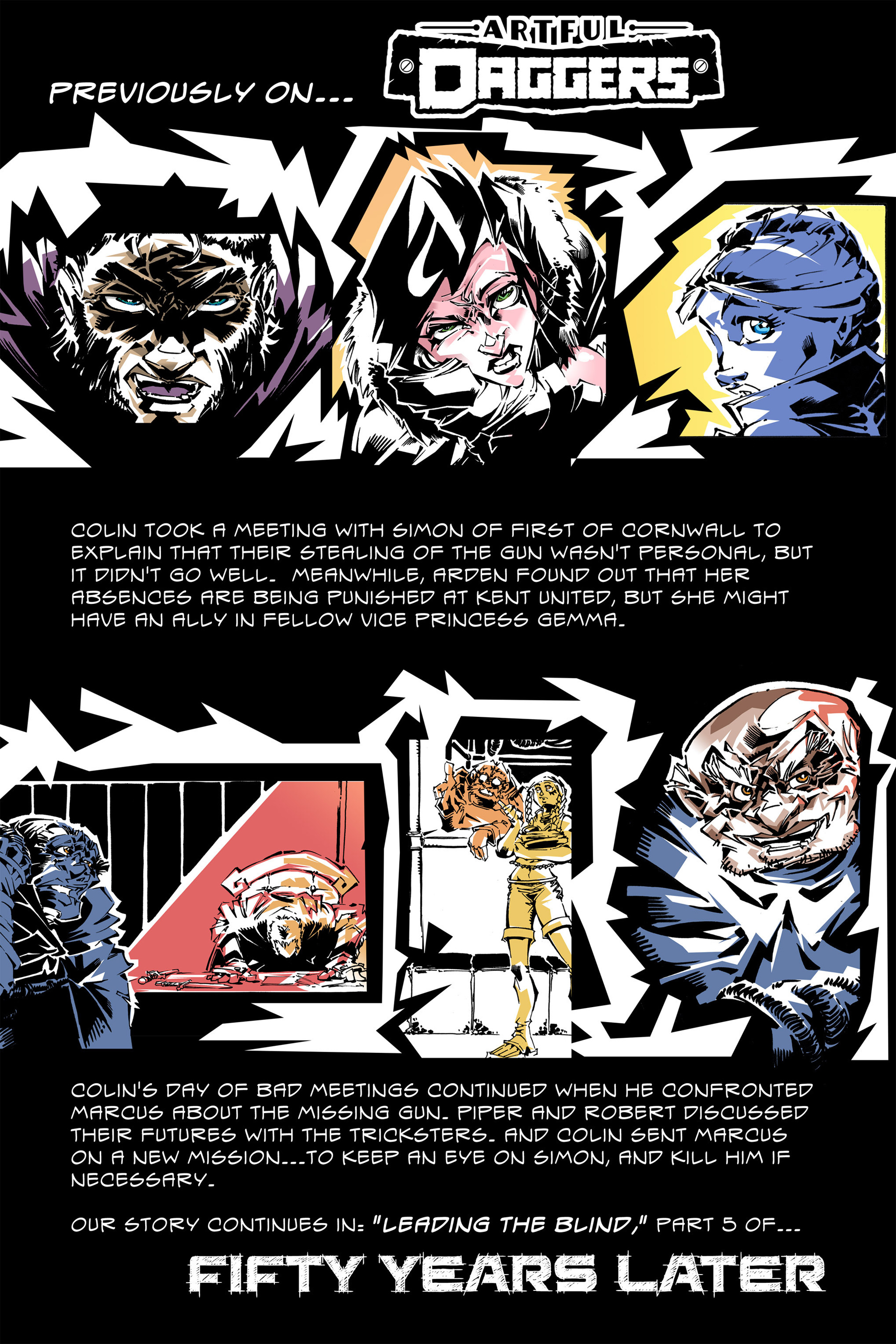 Read online Artful Daggers comic -  Issue #5 - 3