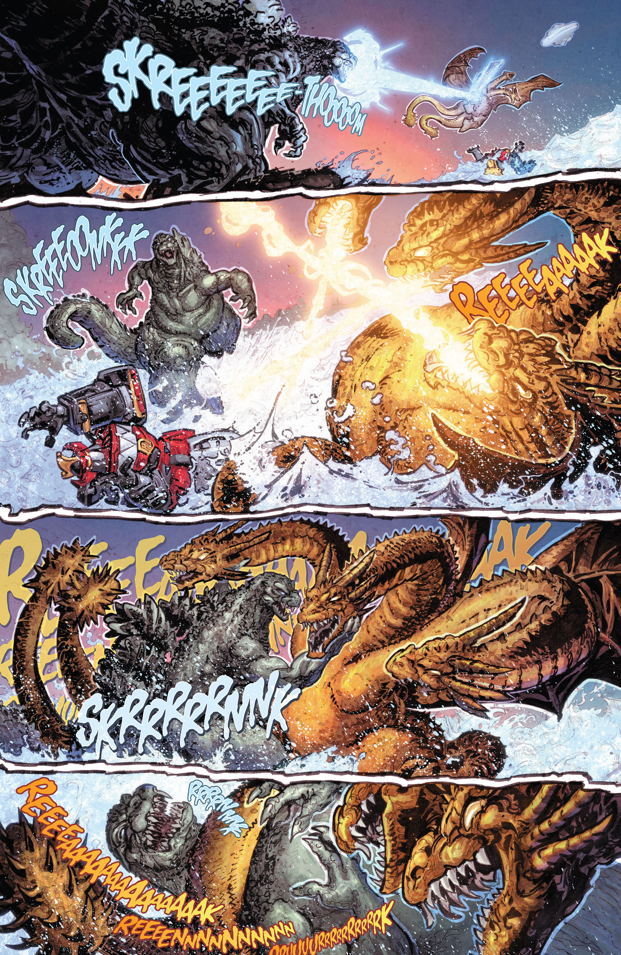 Read online Godzilla vs. The Mighty Morphin Power Rangers comic -  Issue #4 - 10