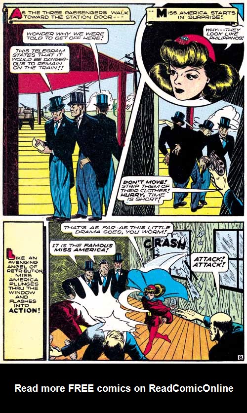 Read online Miss America Comics comic -  Issue #1 - 9