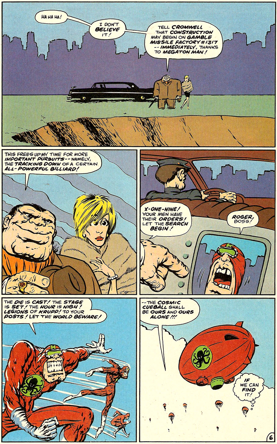 Read online Megaton Man comic -  Issue #7 - 8