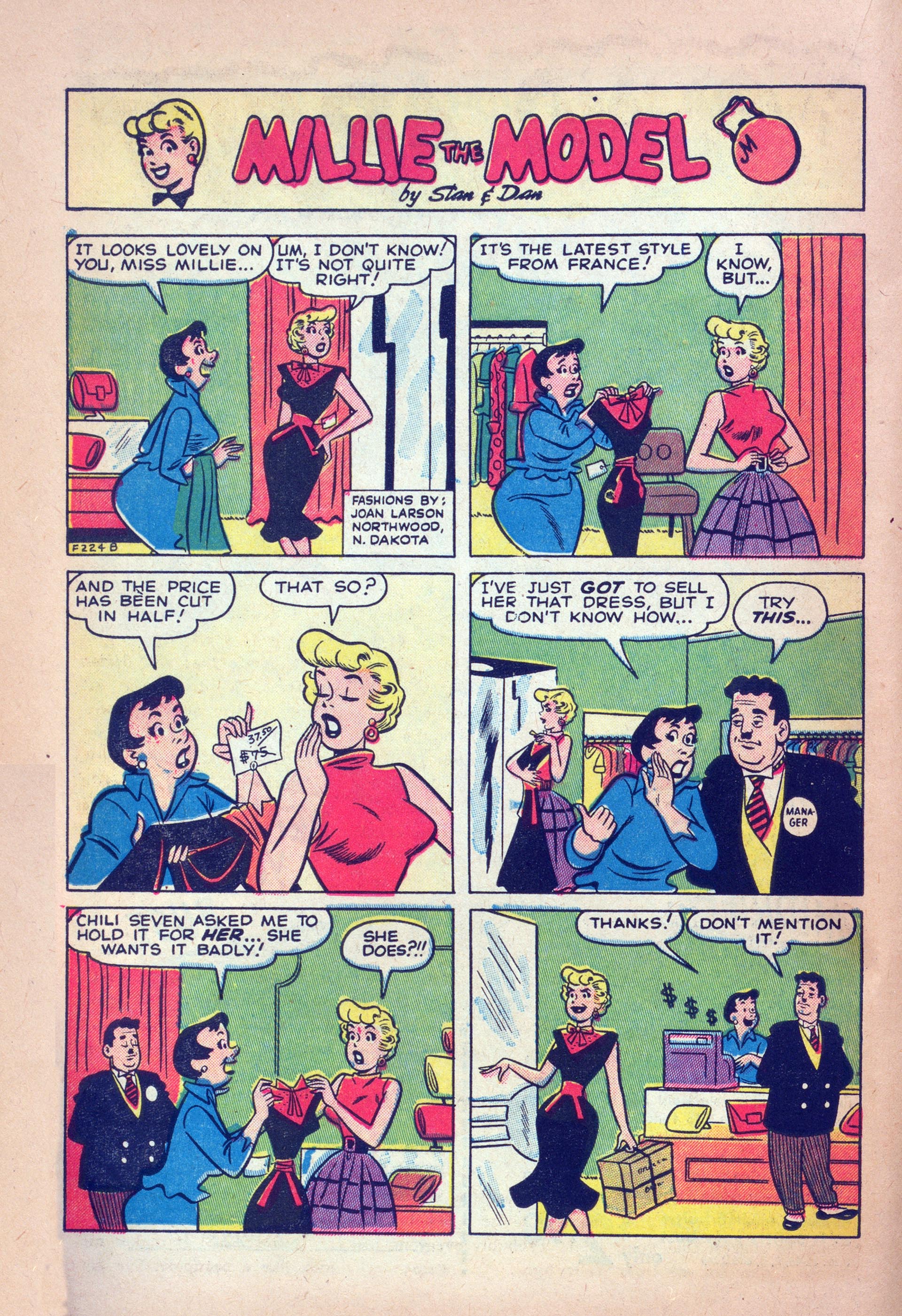 Read online Millie the Model comic -  Issue #58 - 14