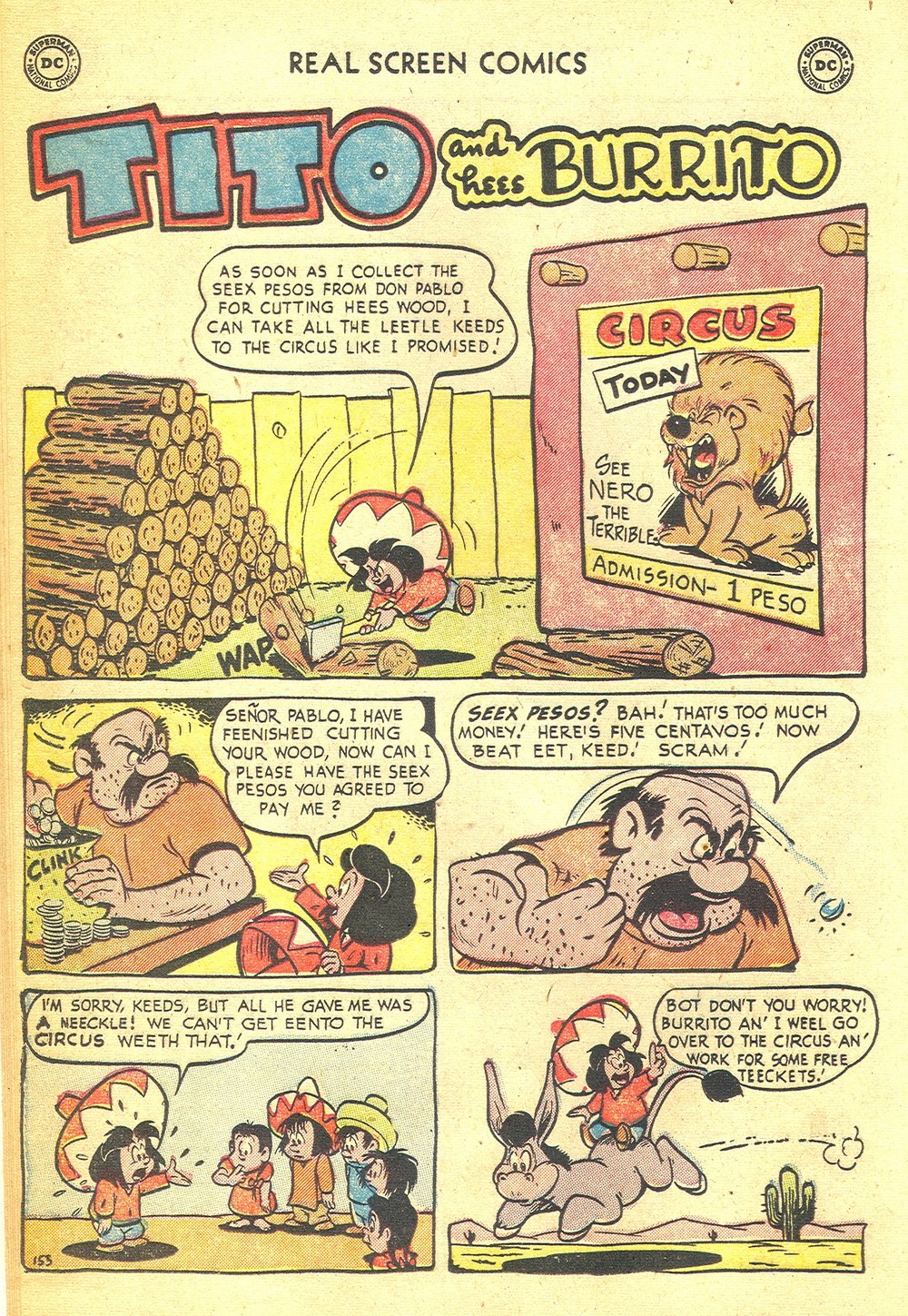 Read online Real Screen Comics comic -  Issue #59 - 16