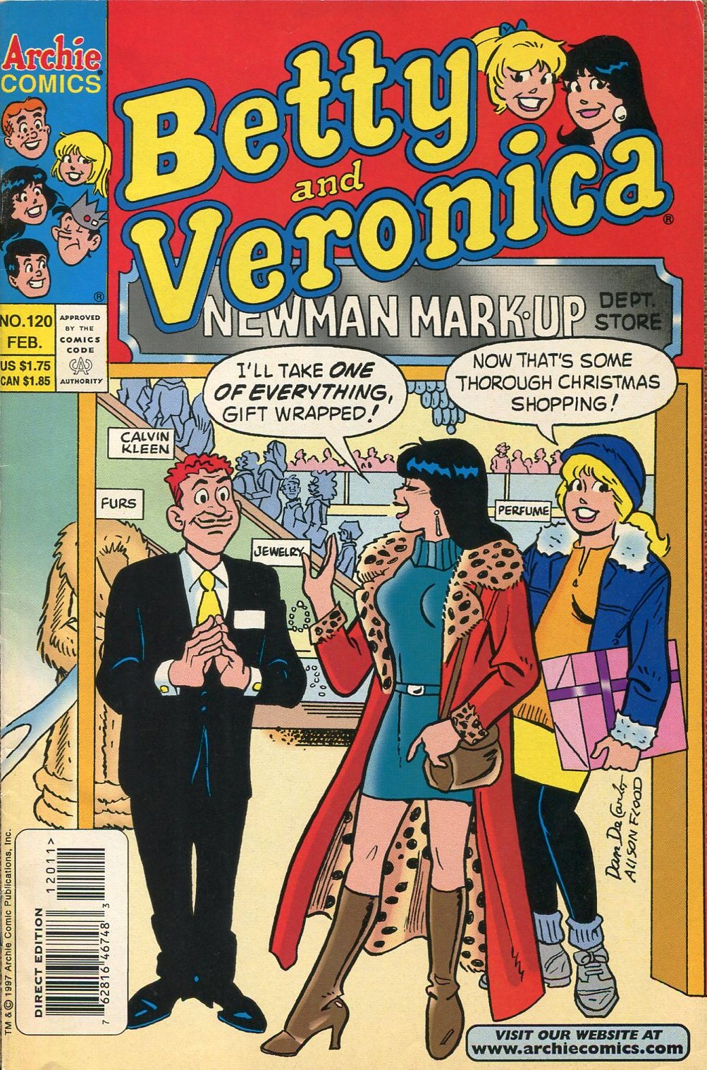 Read online Betty and Veronica (1987) comic -  Issue #120 - 1