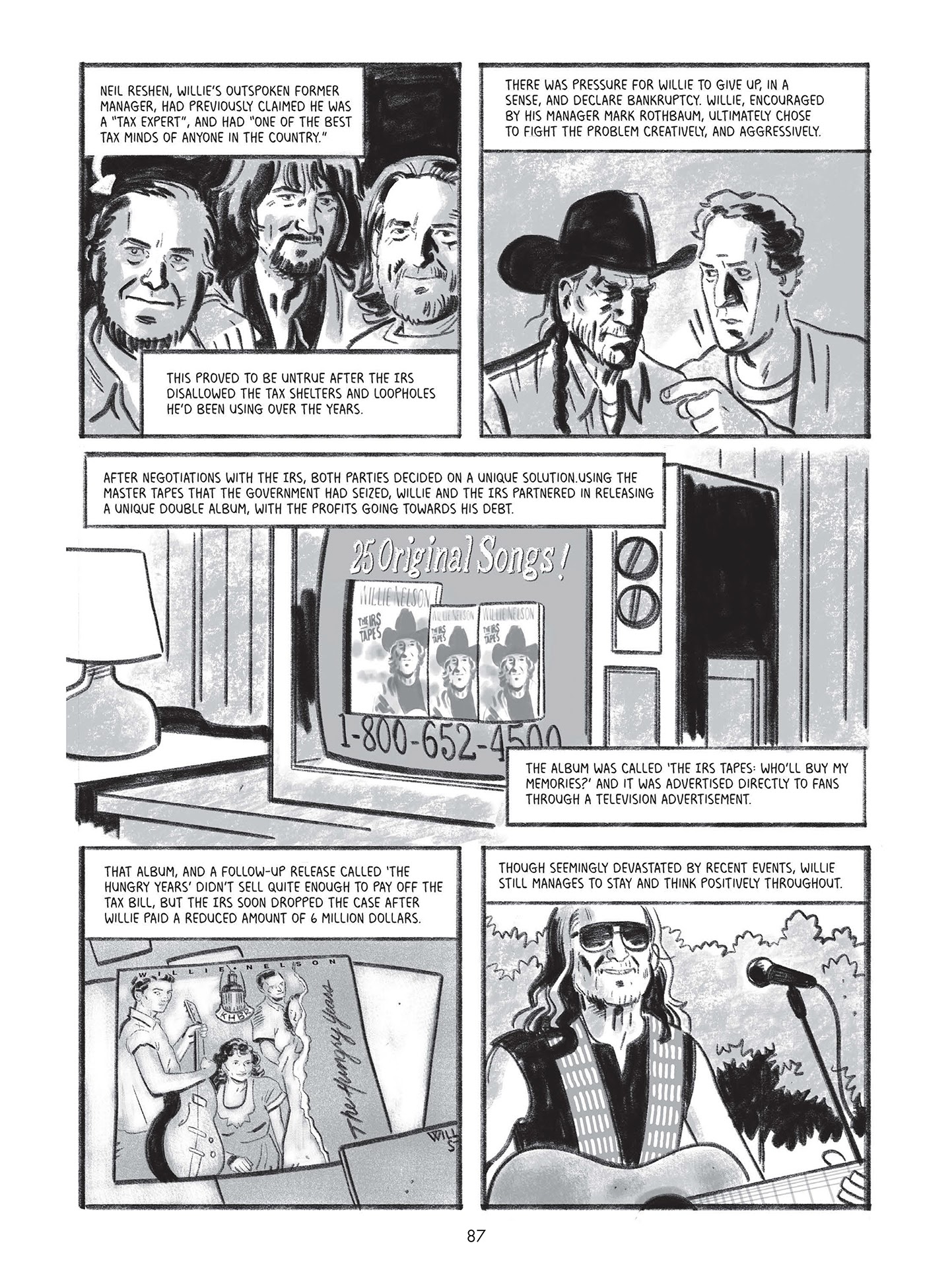 Read online Willie Nelson: A Graphic History comic -  Issue # TPB - 81