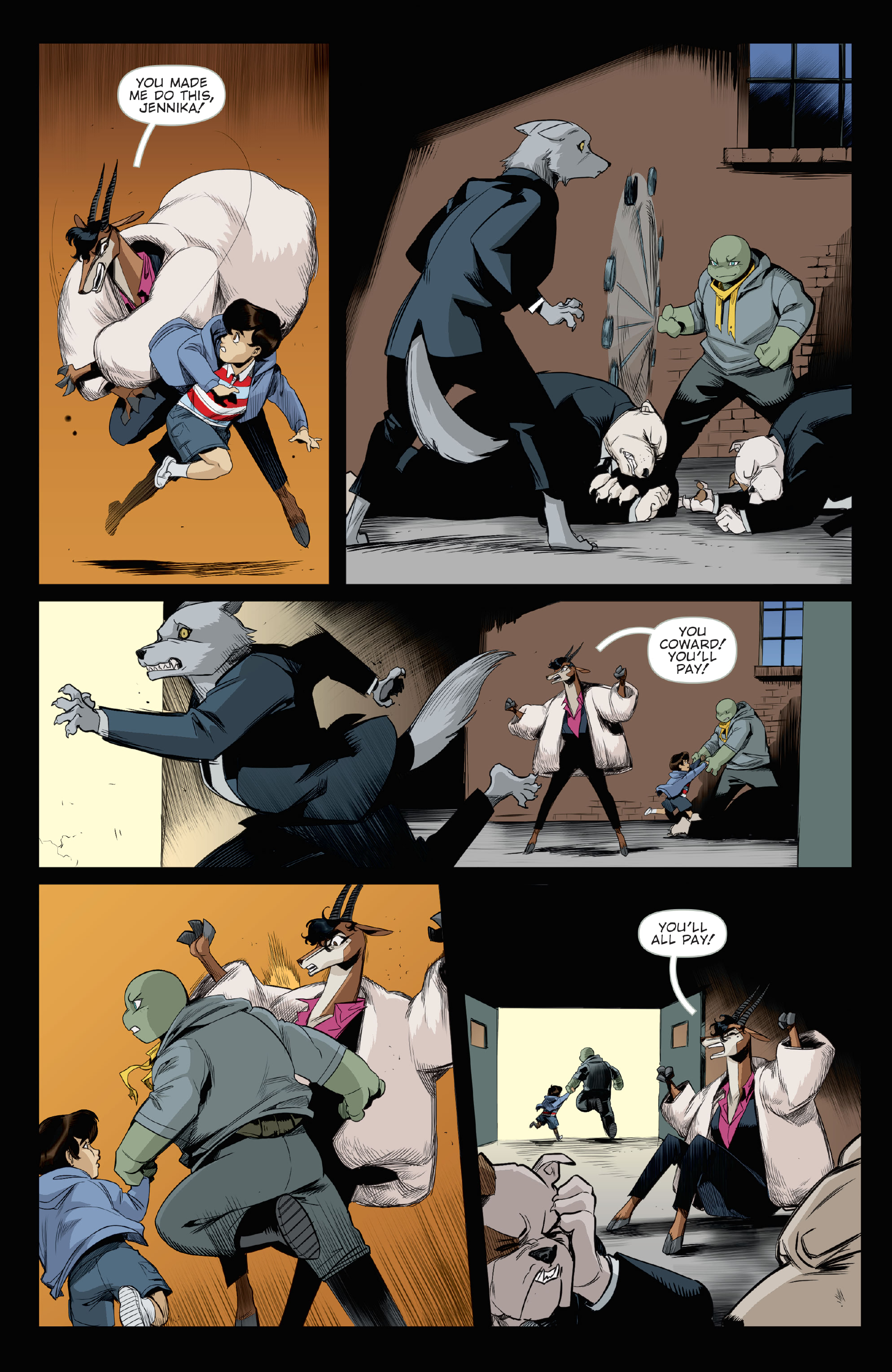 Read online Teenage Mutant Ninja Turtles: Jennika II comic -  Issue #6 - 18