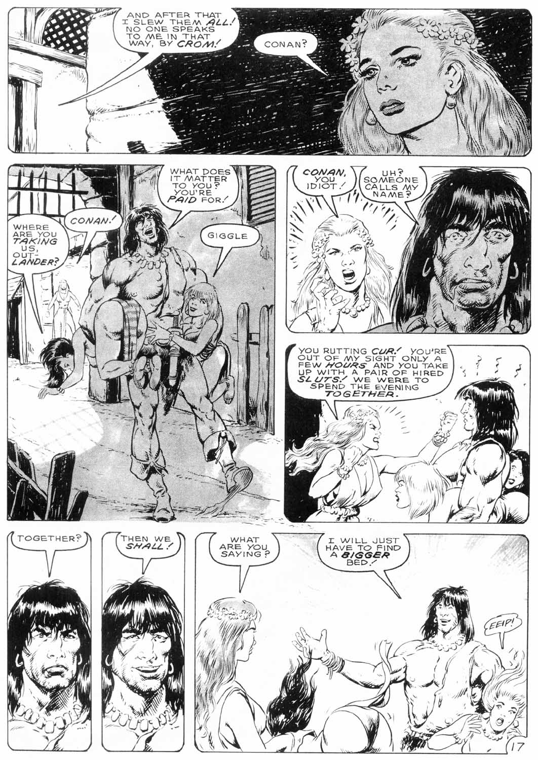 Read online The Savage Sword Of Conan comic -  Issue #154 - 20