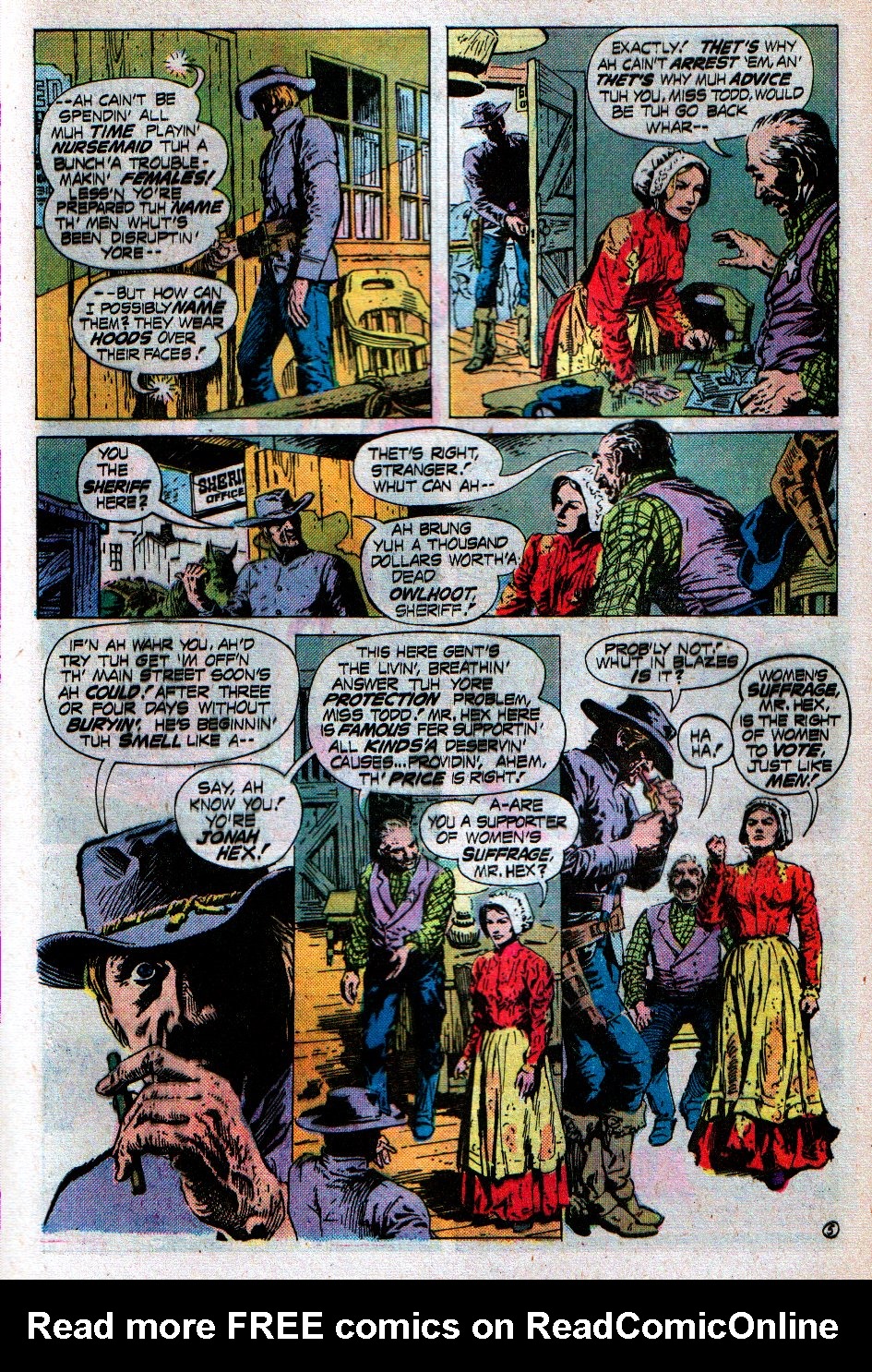 Read online Weird Western Tales (1972) comic -  Issue #27 - 6