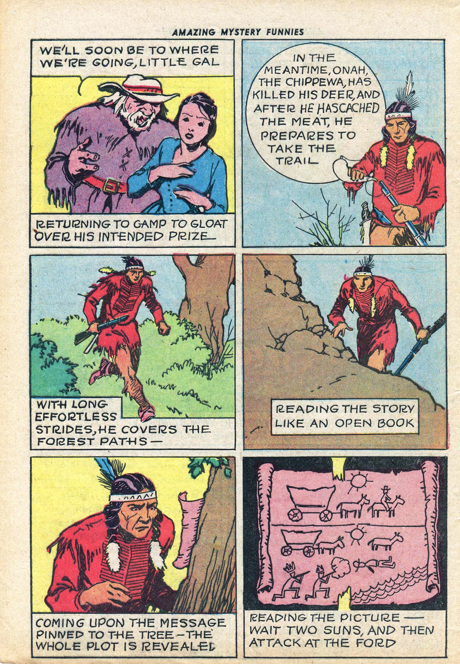 Read online Amazing Mystery Funnies comic -  Issue #2 - 38