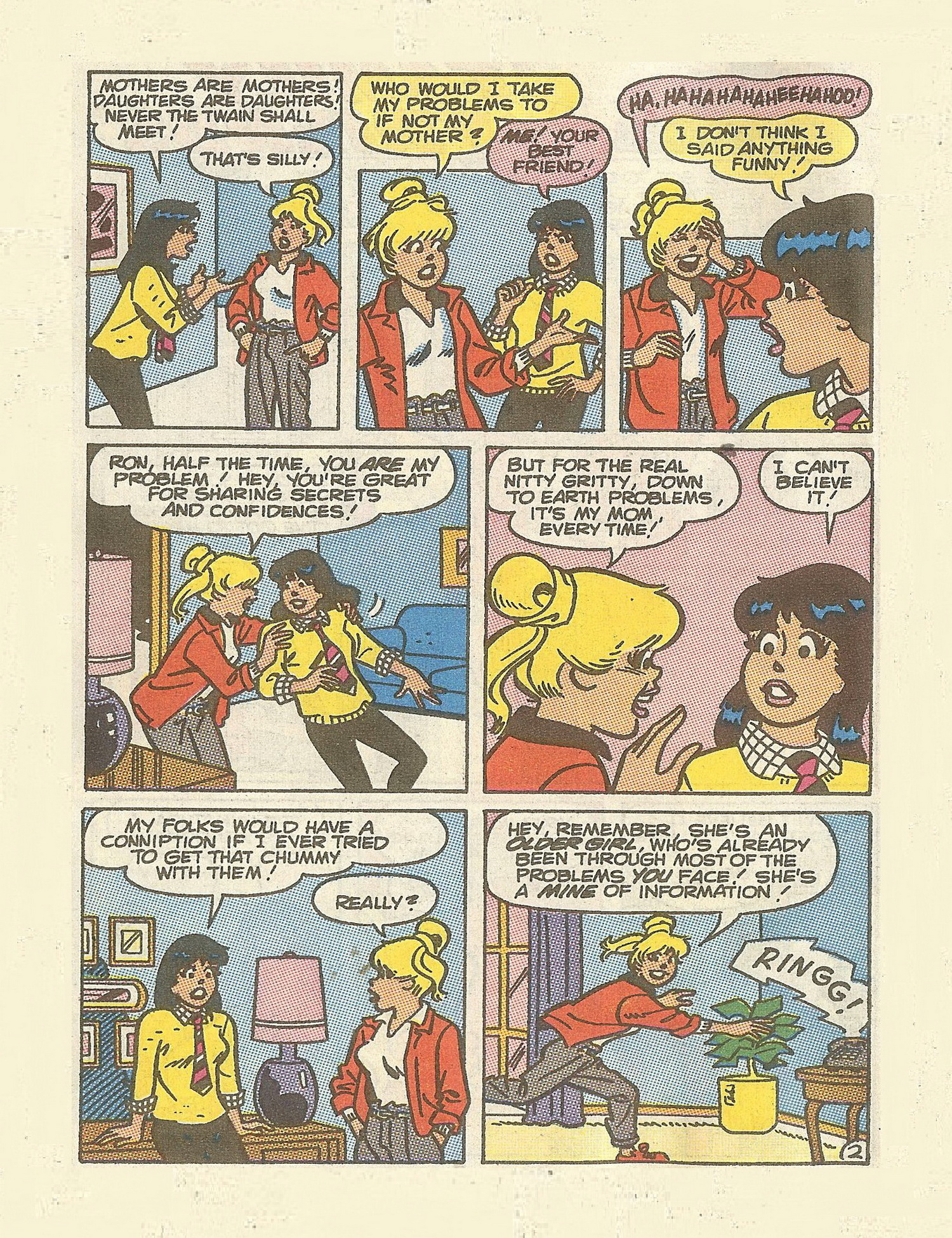 Read online Betty and Veronica Digest Magazine comic -  Issue #55 - 38