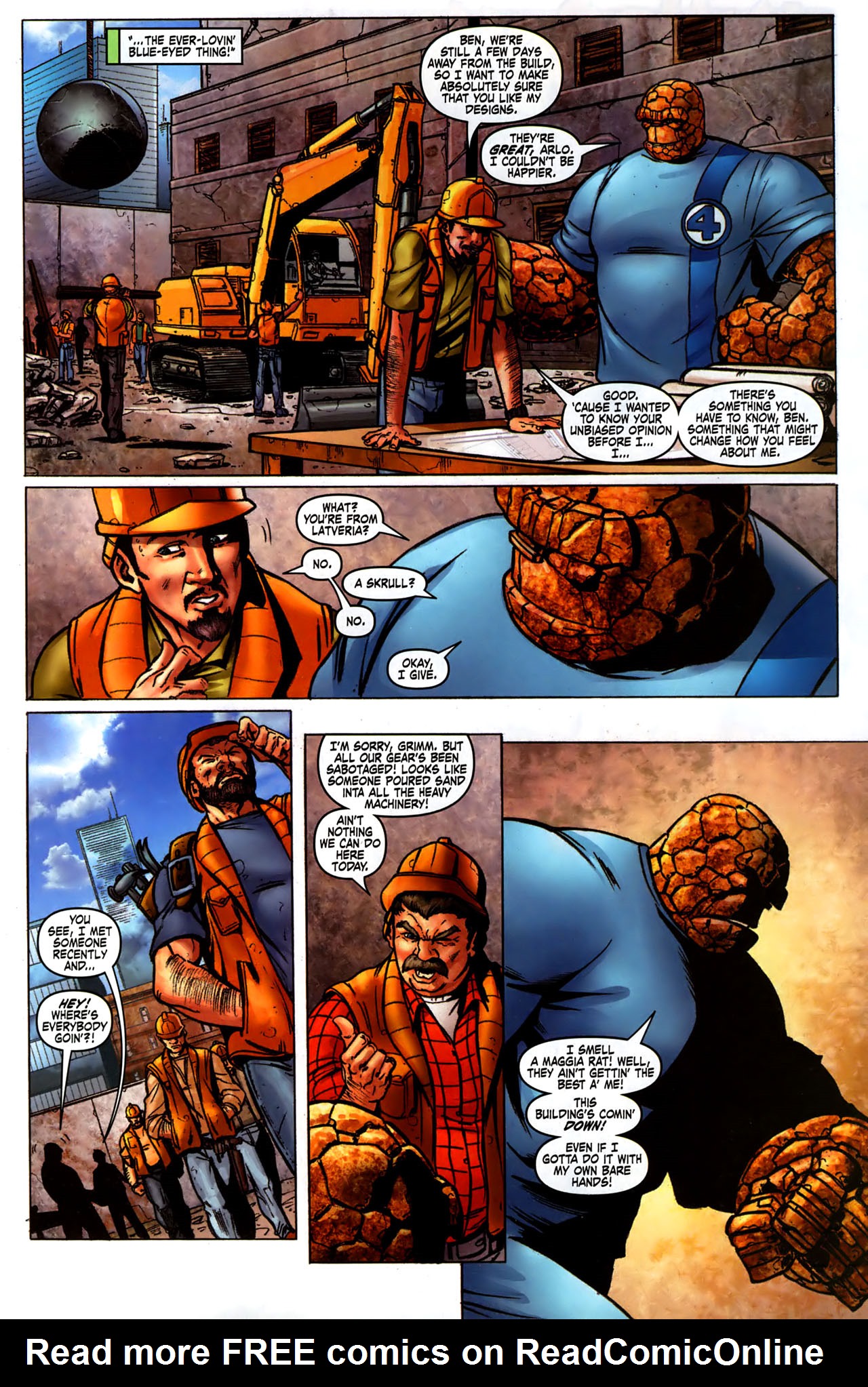 Read online The Thing (2006) comic -  Issue #5 - 19