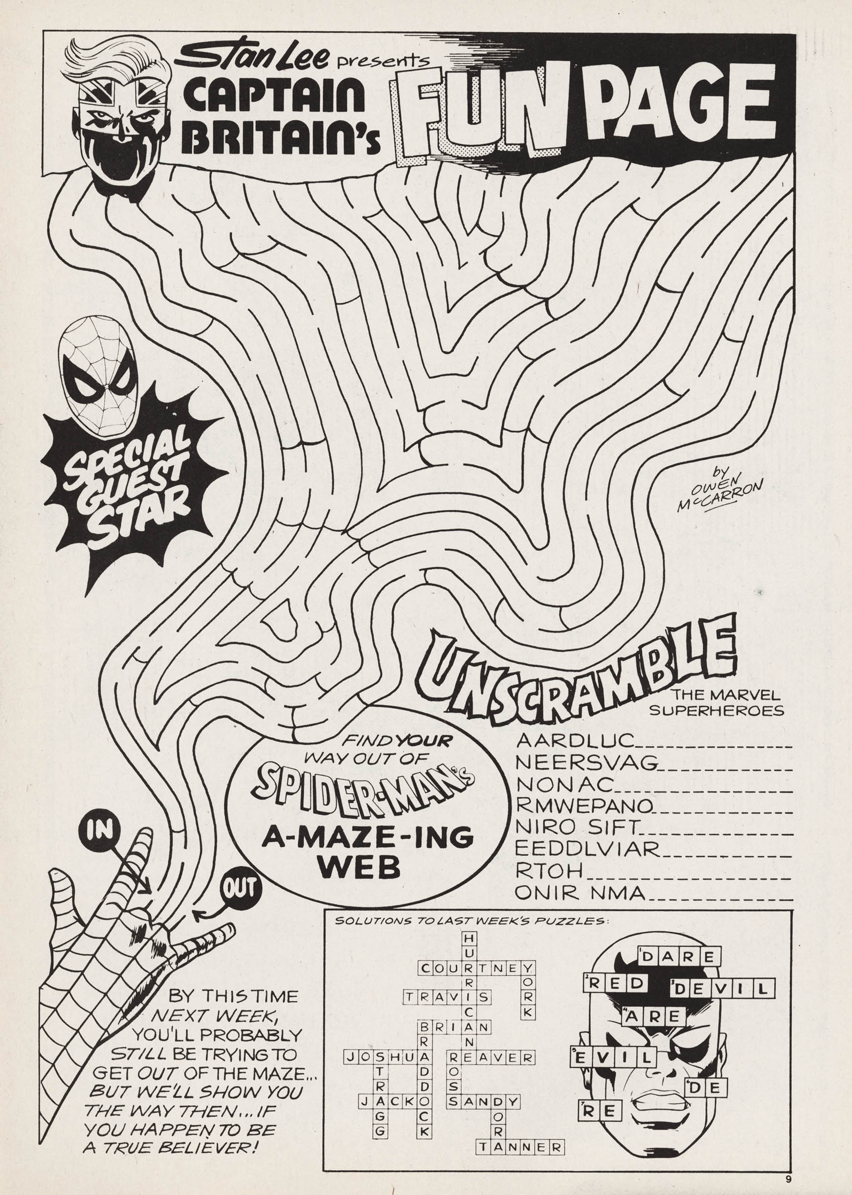 Read online Captain Britain (1976) comic -  Issue #6 - 9