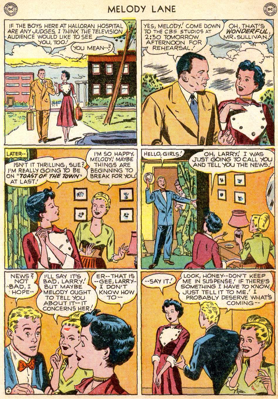 Read online Miss Melody Lane of Broadway comic -  Issue #3 - 4