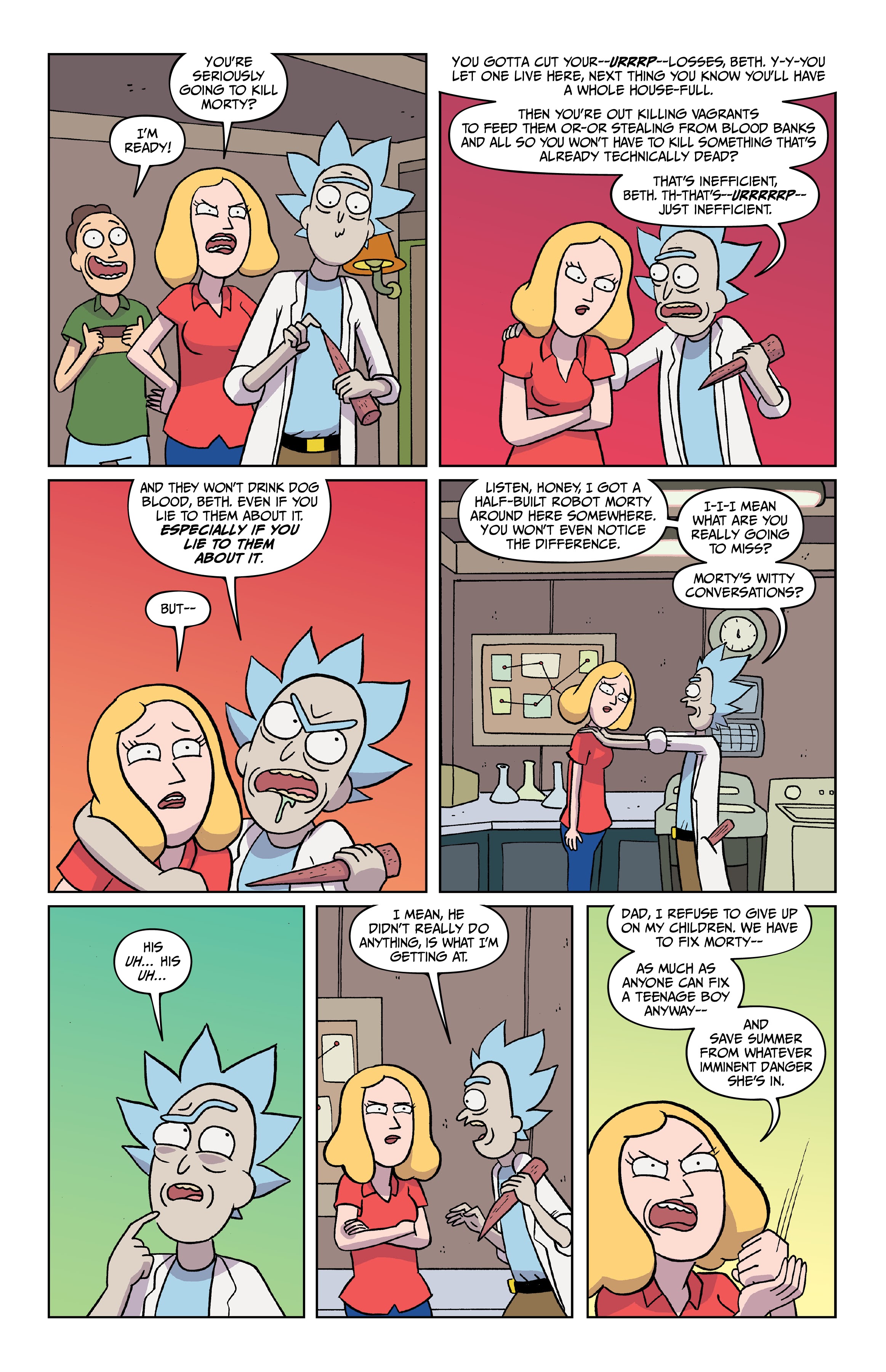Read online Rick and Morty comic -  Issue # (2015) _Deluxe Edition 6 (Part 1) - 19