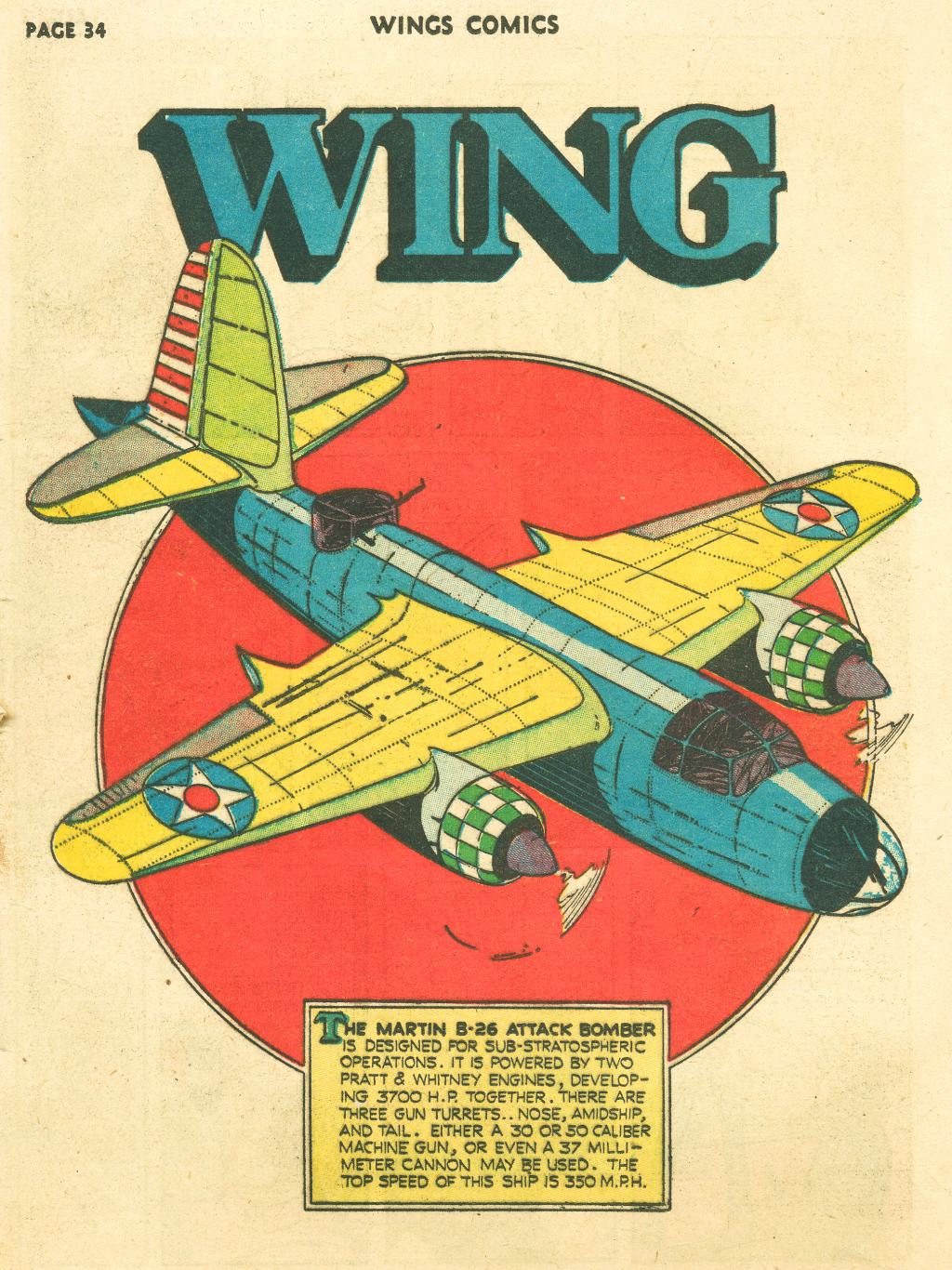 Read online Wings Comics comic -  Issue #10 - 36