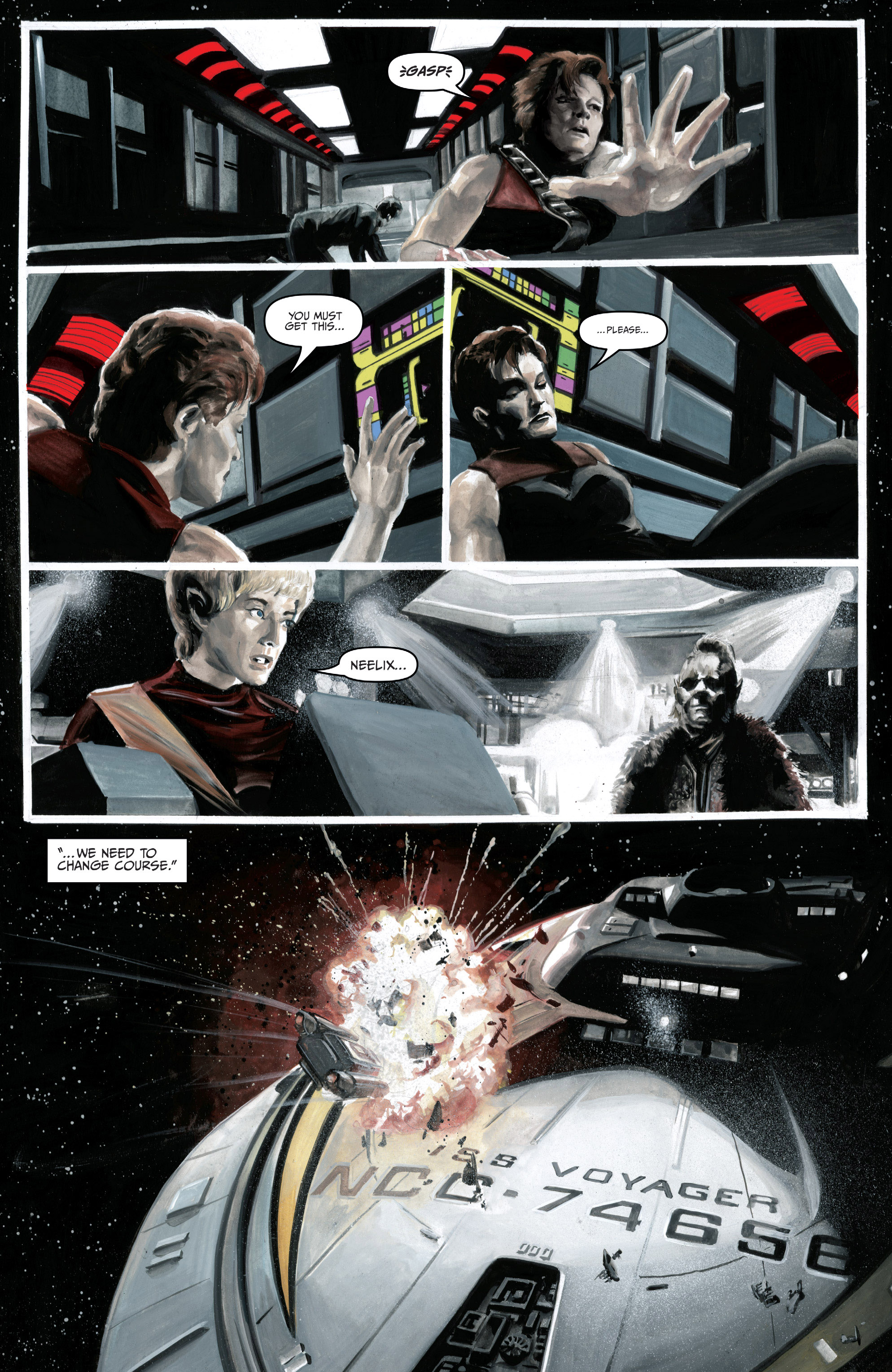 Read online Star Trek: Voyager: Mirrors and Smoke One-Shot comic -  Issue # Full - 16
