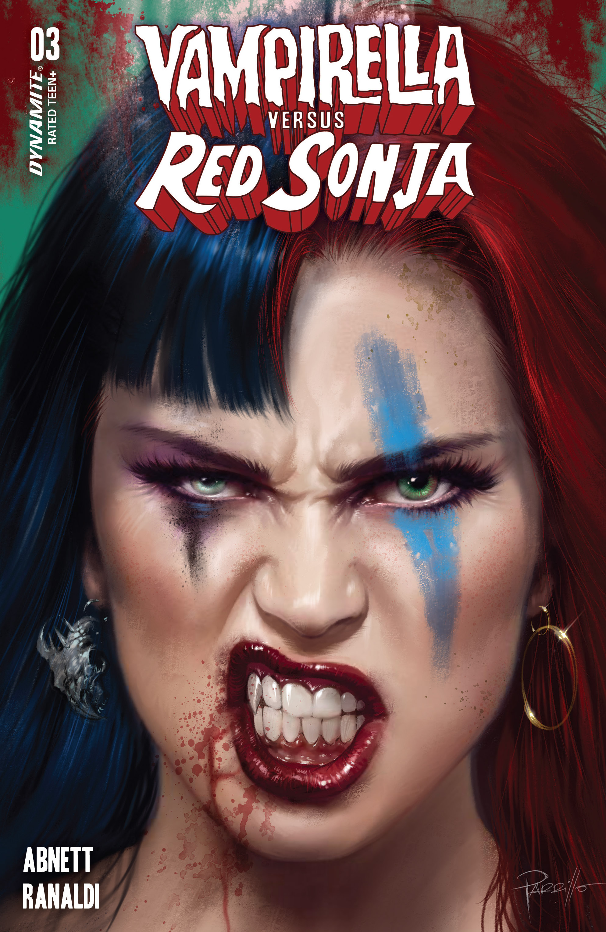 Read online Vampirella Vs. Red Sonja comic -  Issue #3 - 1