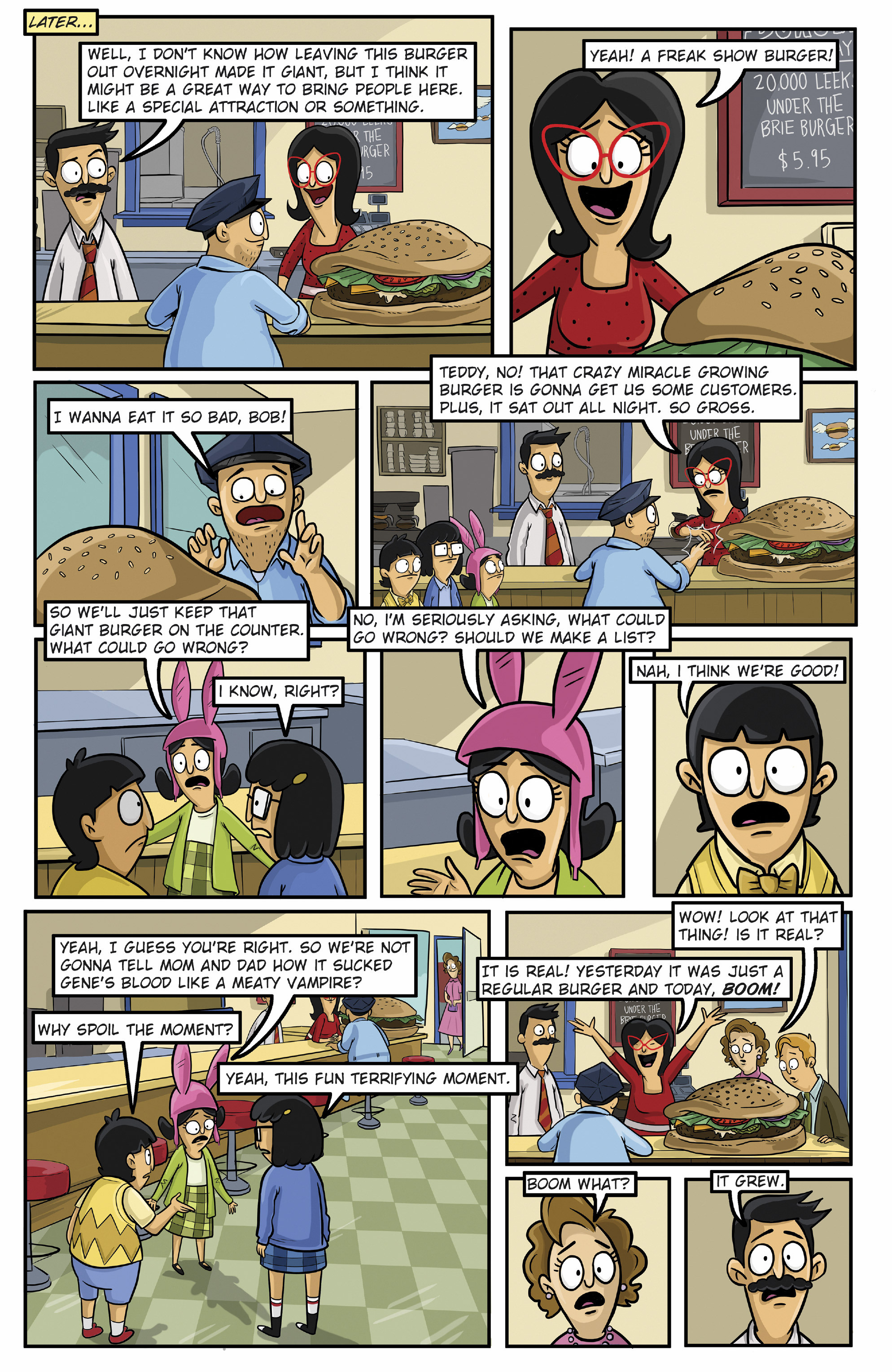 Read online Bob's Burgers (2015) comic -  Issue #16 - 11