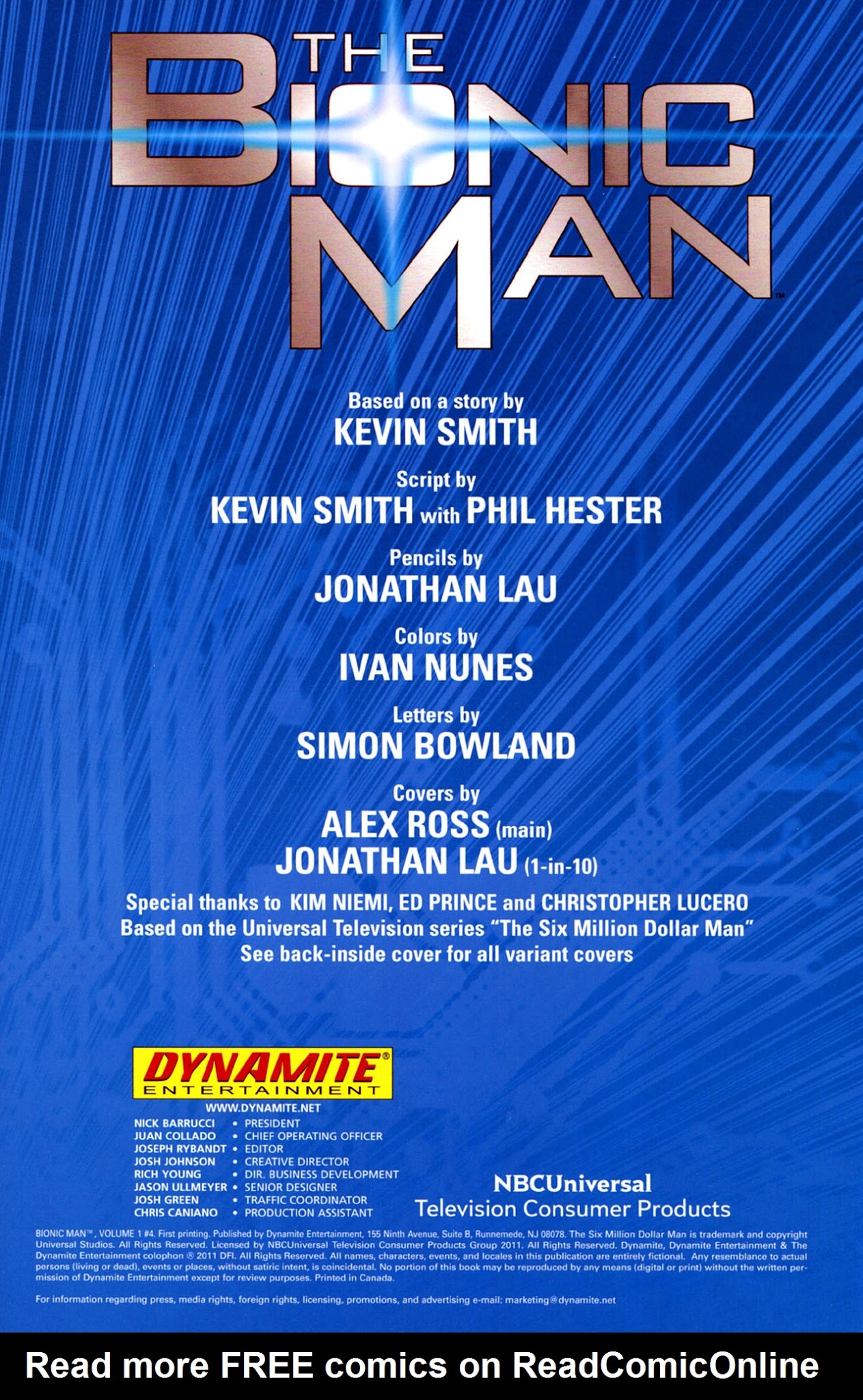 Read online Bionic Man comic -  Issue #4 - 2