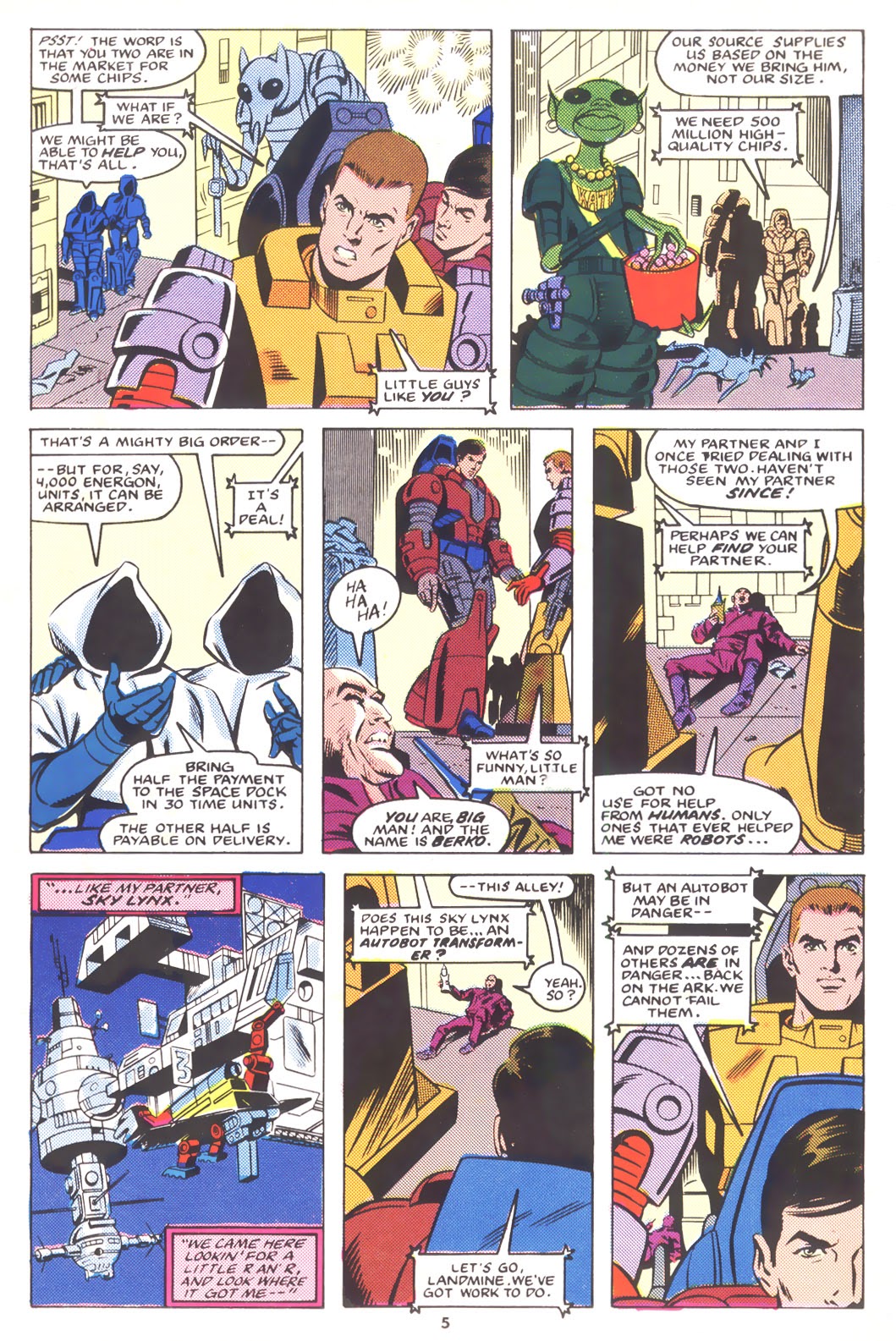 Read online The Transformers (UK) comic -  Issue #214 - 5