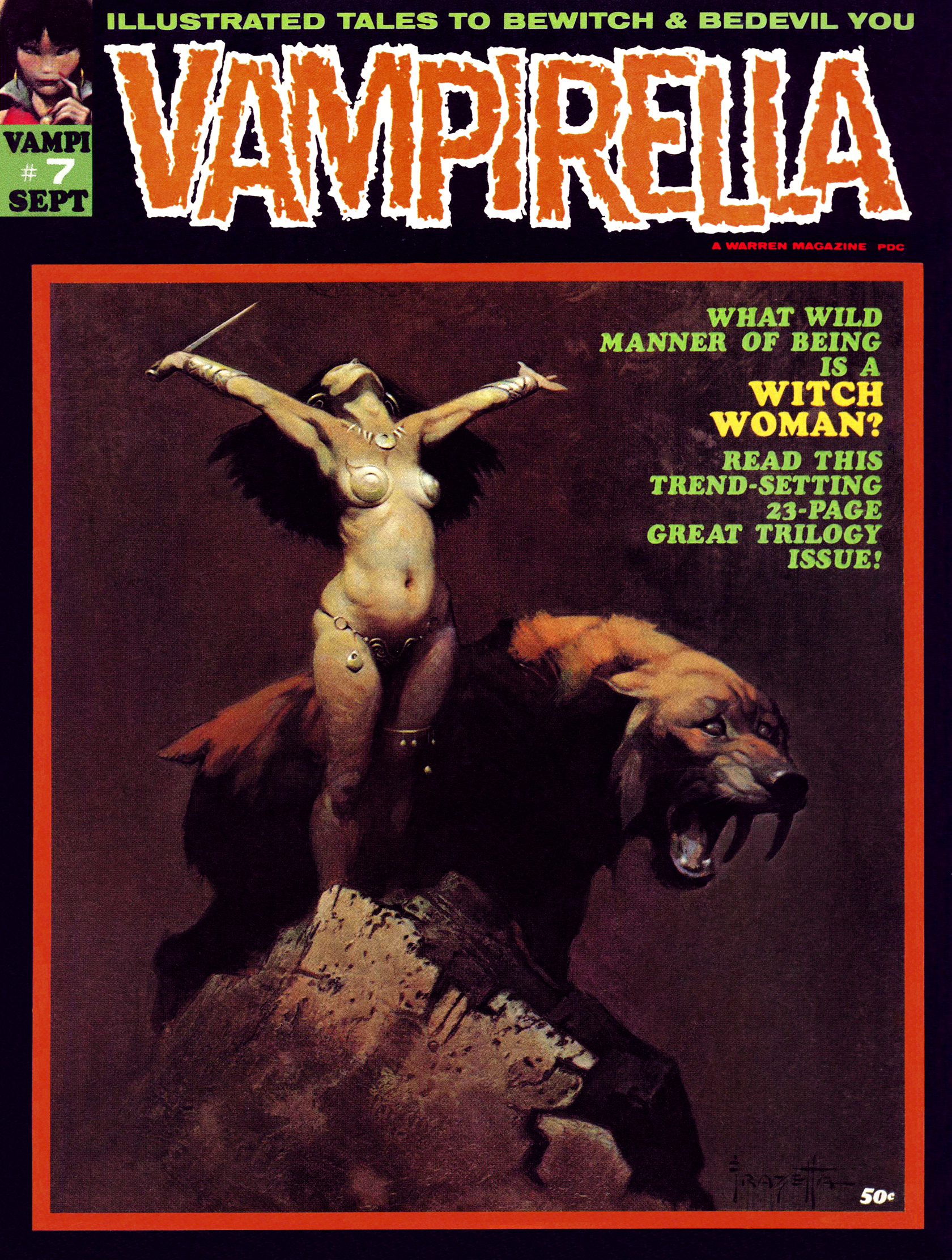 Read online Vampirella (1969) comic -  Issue #7 - 1