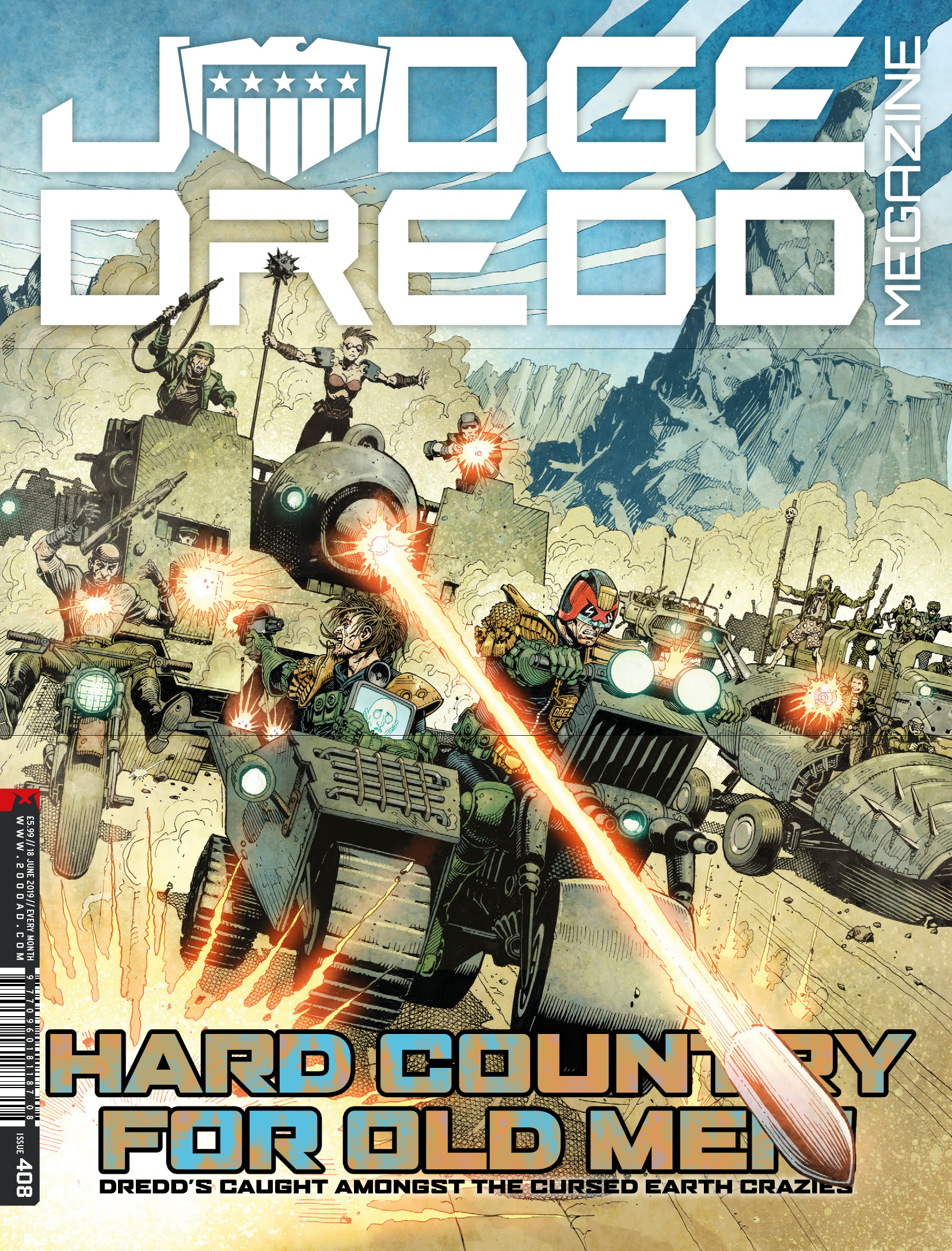 Read online Judge Dredd Megazine (Vol. 5) comic -  Issue #408 - 1