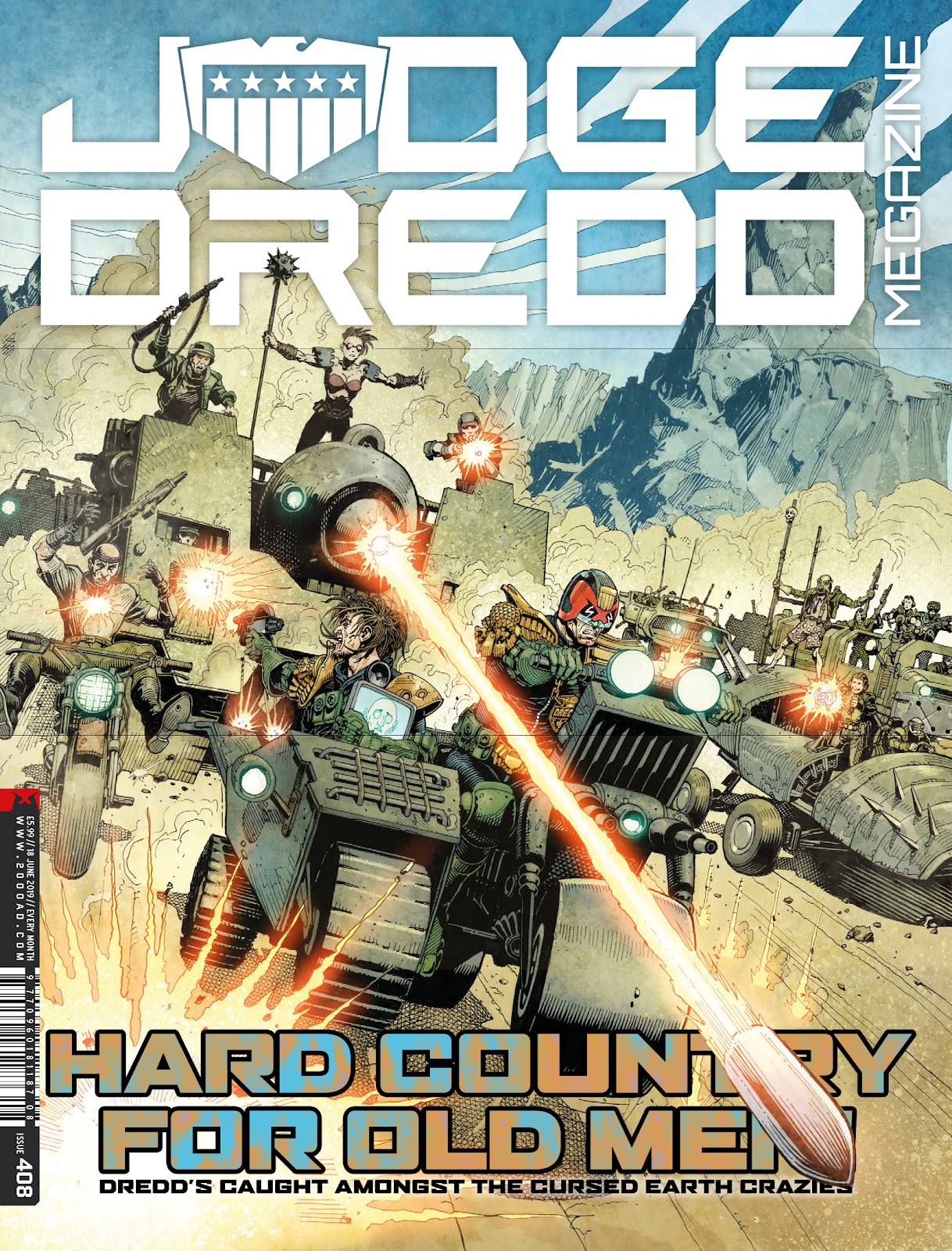 Judge Dredd Megazine (Vol. 5) issue 408 - Page 1
